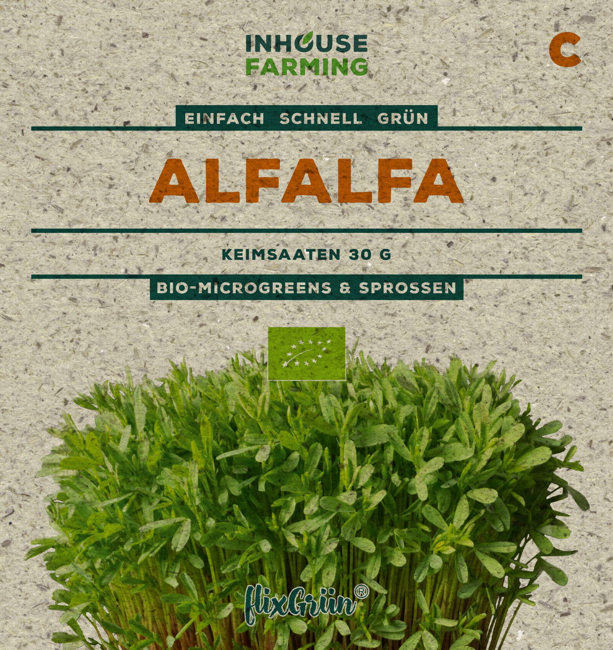 flixGrün BIO Keimsprossen Alfalfa