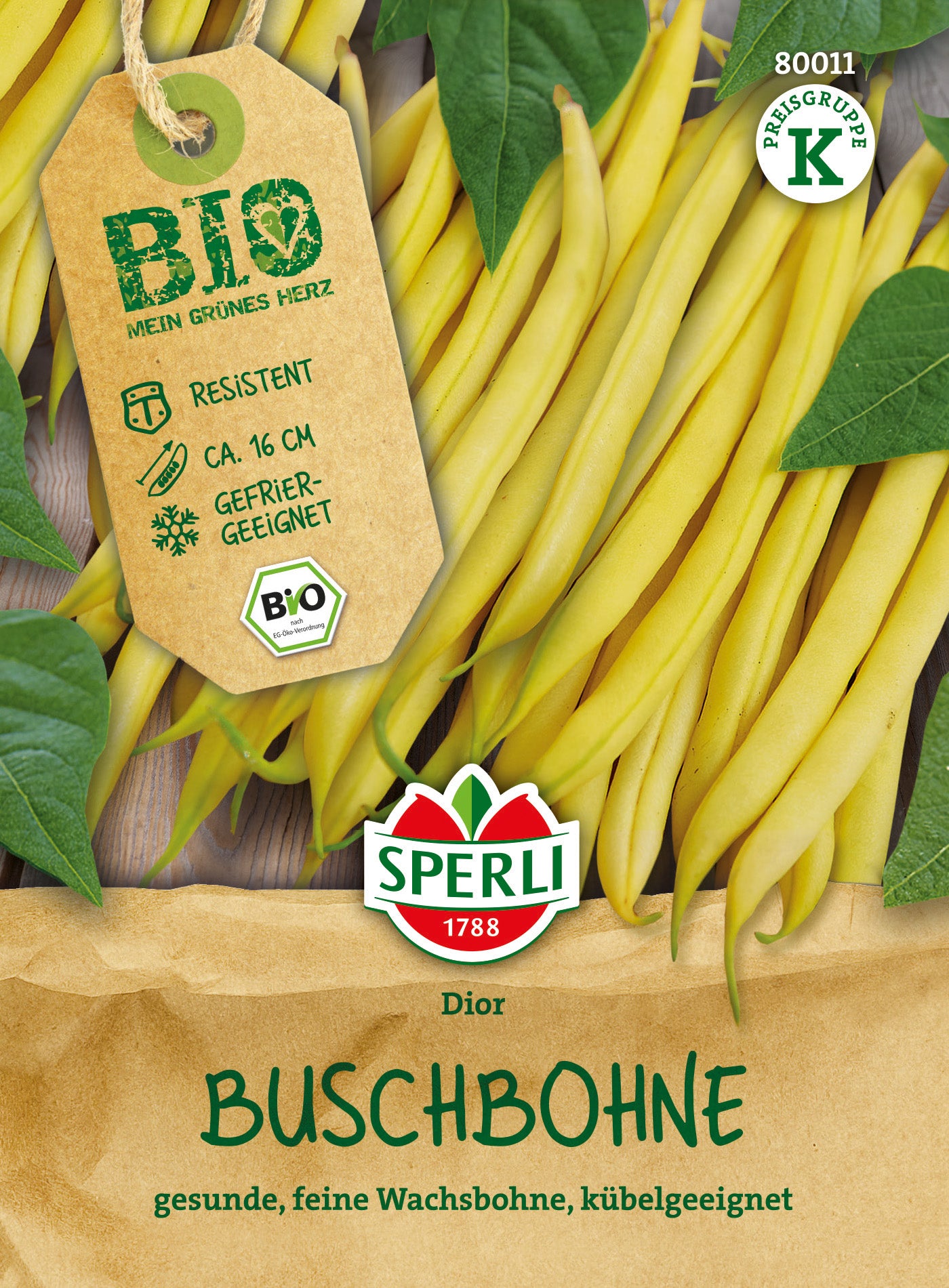 SPERLI BIO Buschbohne Dior