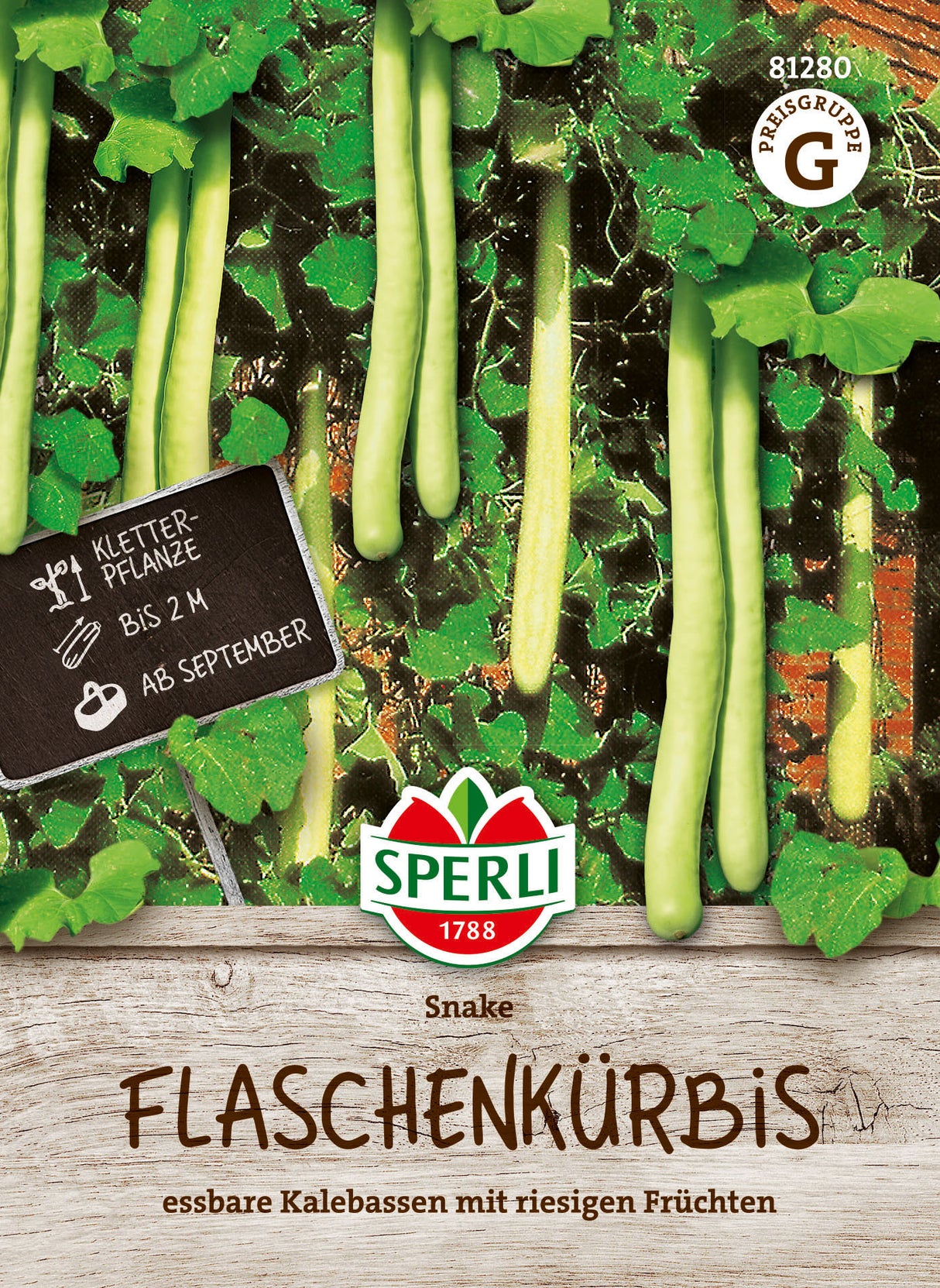 SPERLI Zierkürbis Snake (Herkuleskeule)