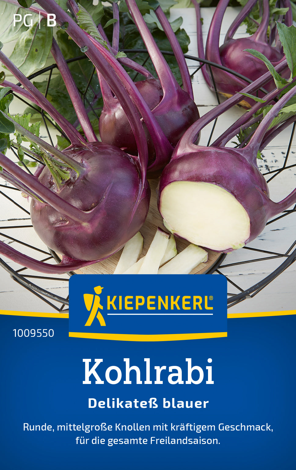 Kiepenkerl Kohlrabi Delikateß blauer