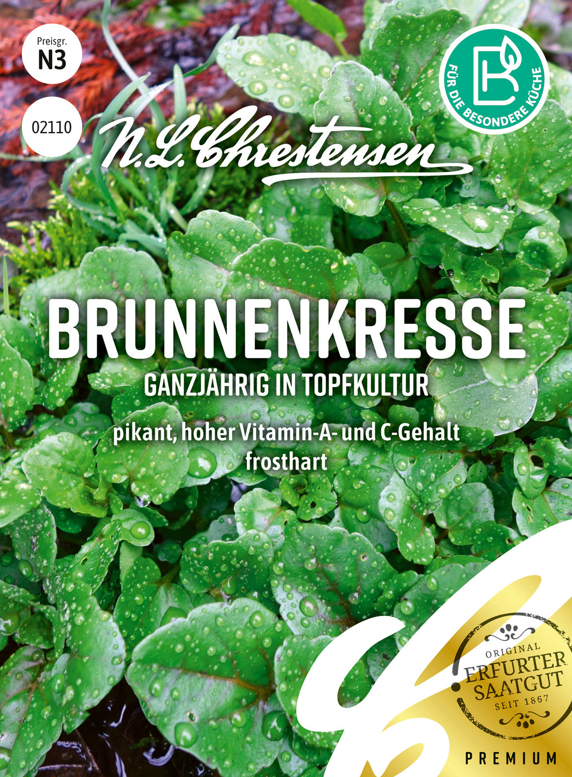 N.L. Chrestensen Brunnenkresse Ganzjährig in Topfkultur