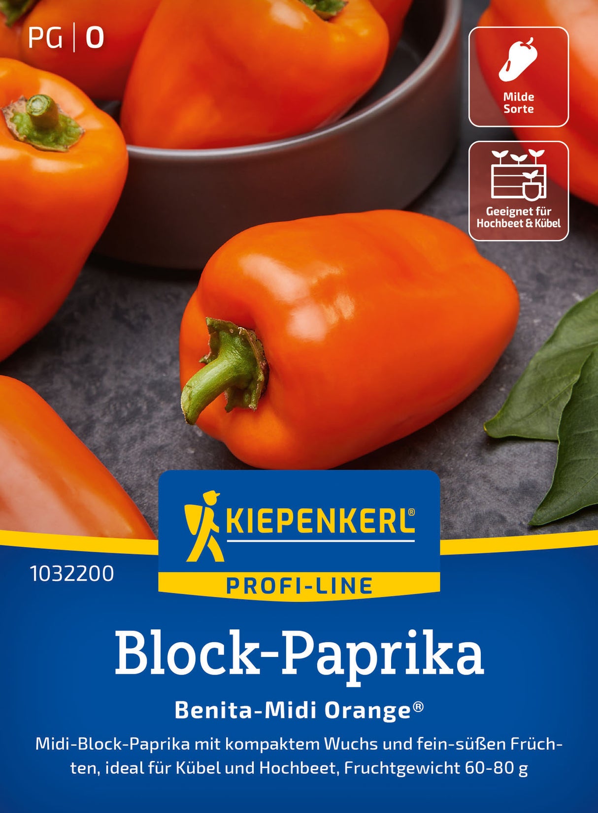 Kiepenkerl Blockpaprika Benita-Midi Orange®