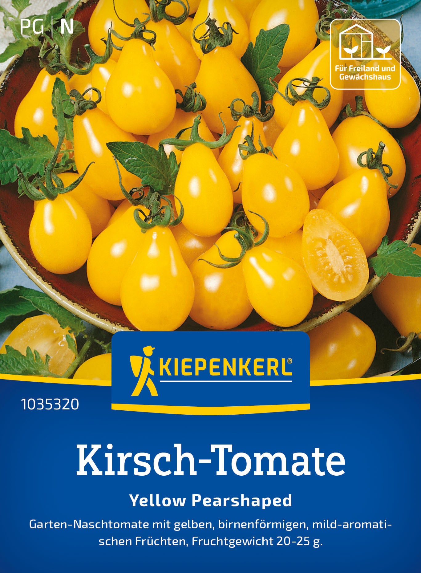 Kiepenkerl Cherrytomaten Yellow Pearshaped