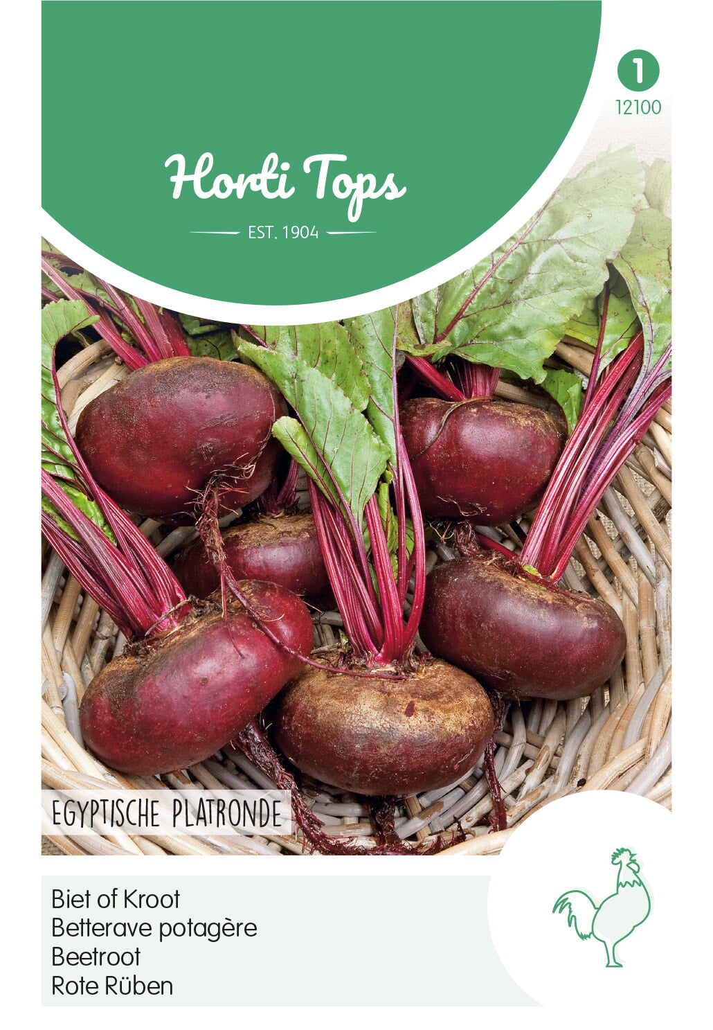 Horti Tops Rote Bete Ägyptische Plattrunde