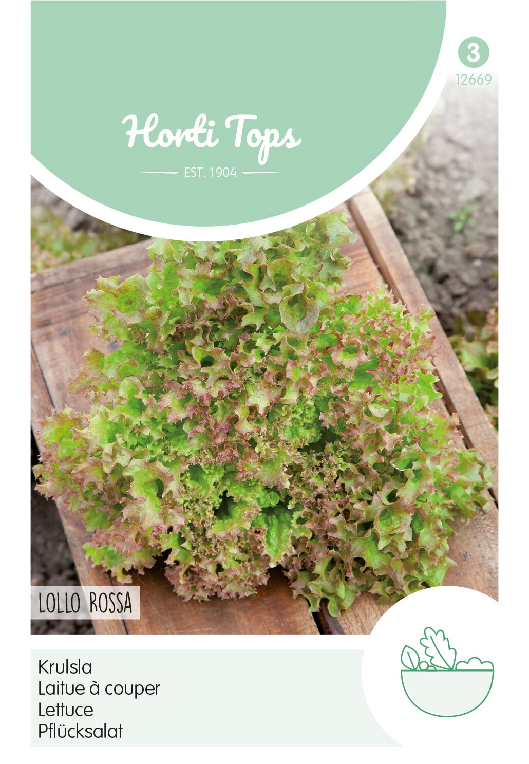 Horti Tops Pflücksalat Lollo Rossa