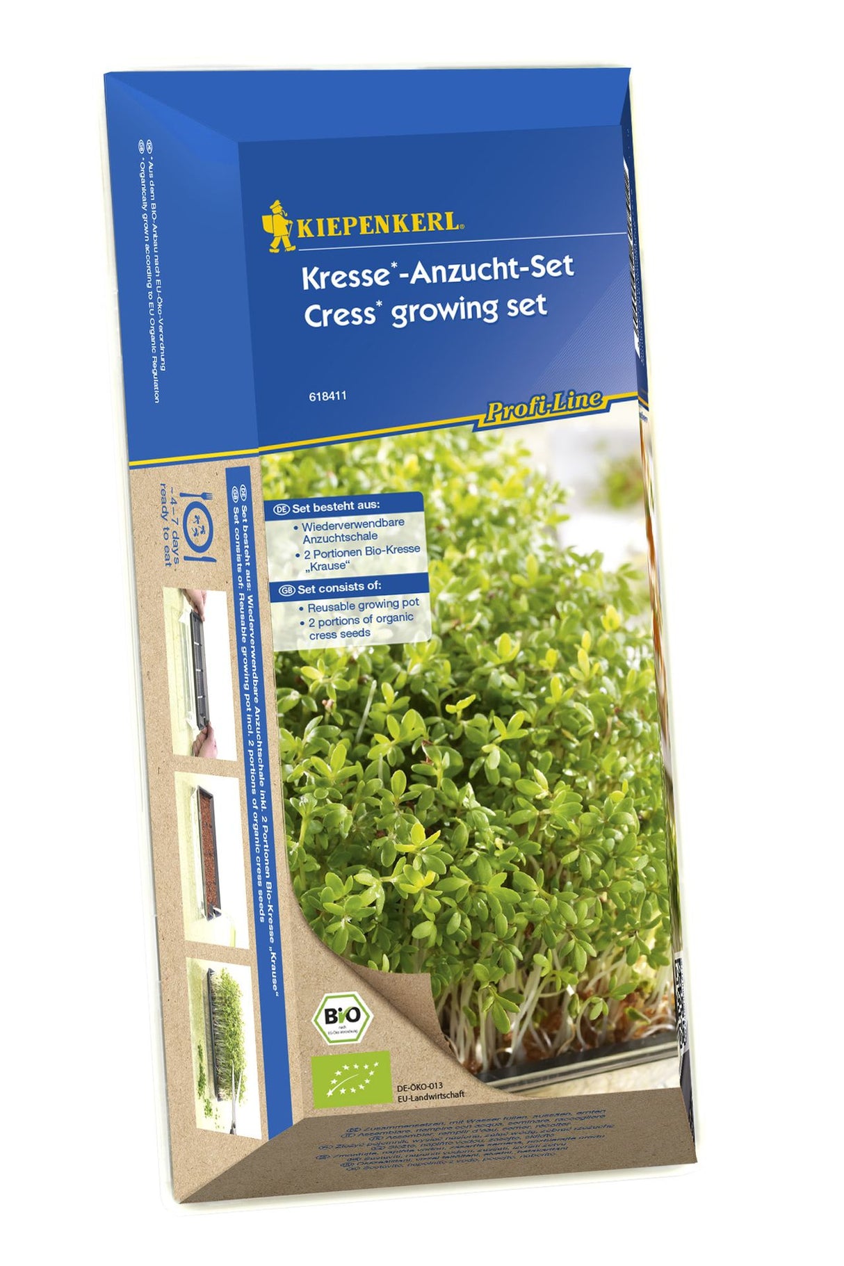 Kiepenkerl BIO Keimsprossen Kresse Anzucht Set