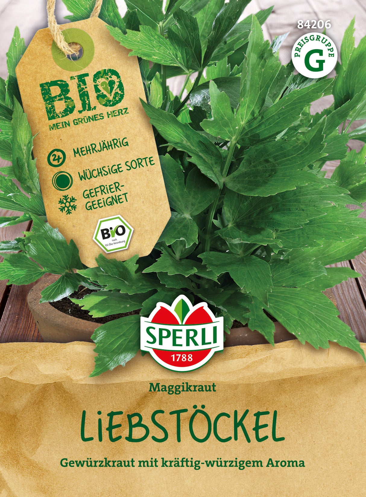 SPERLI BIO Liebstöckel Maggikraut
