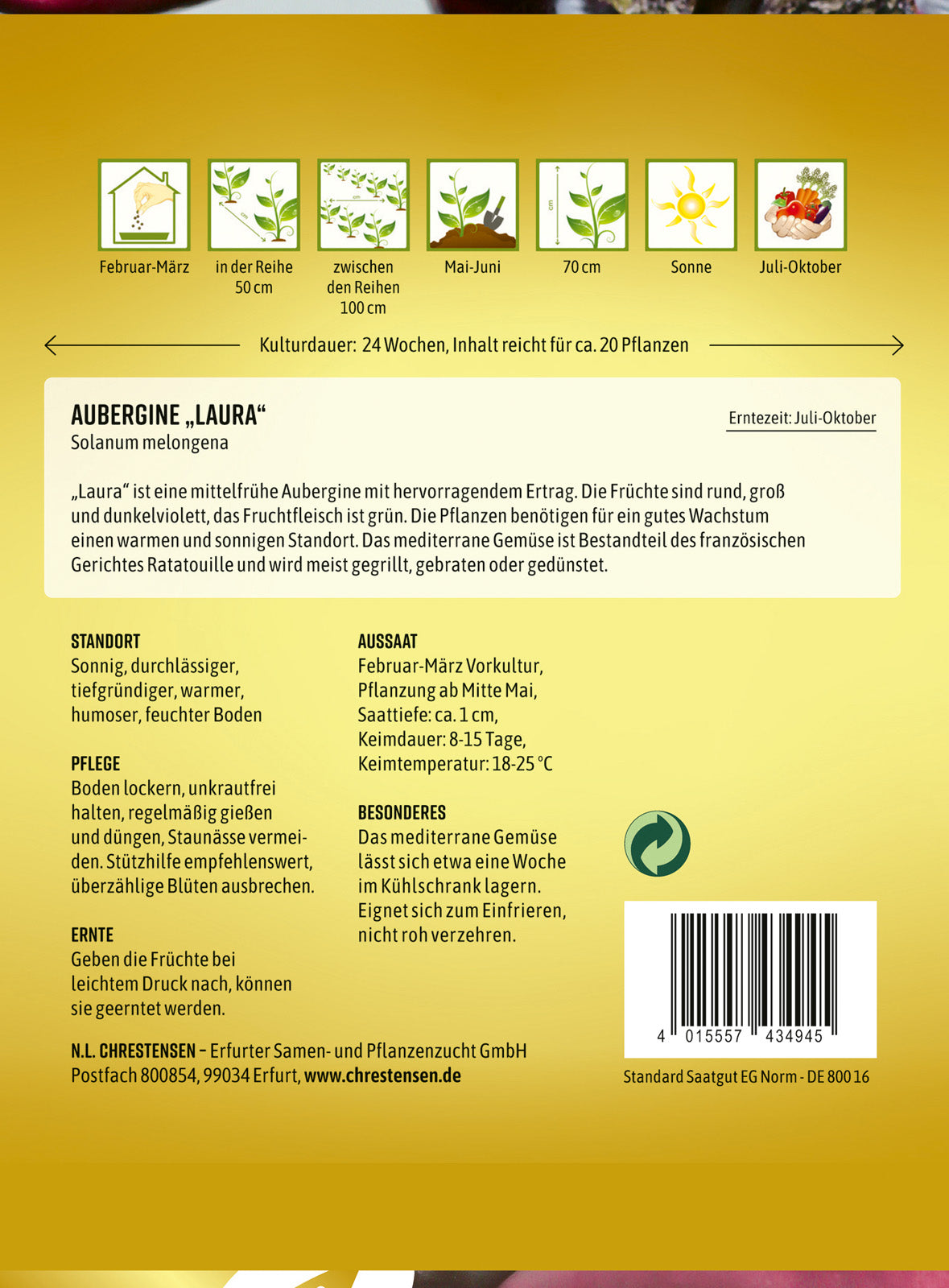 N.L. Chrestensen Aubergine Laura