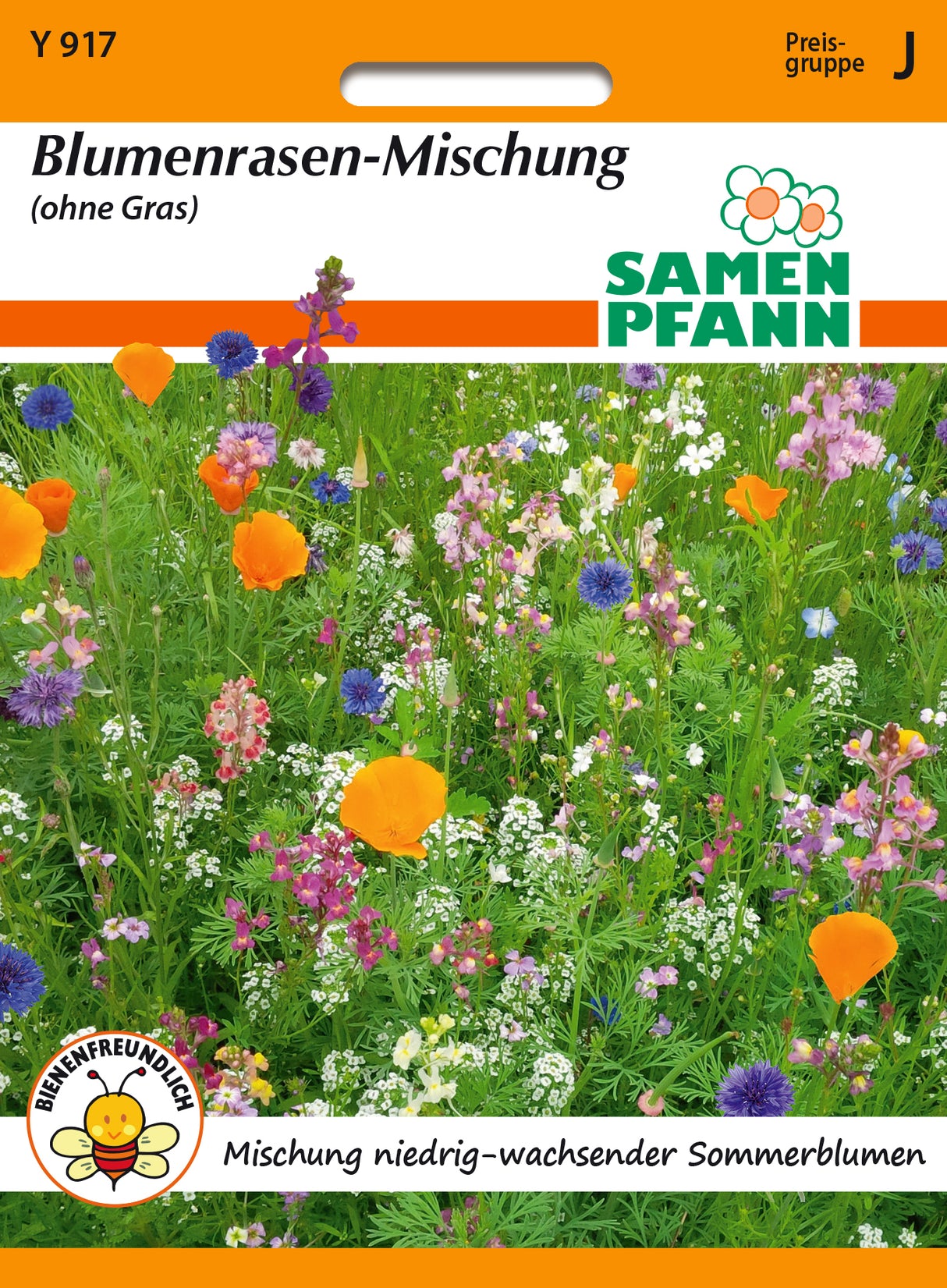 Samen Pfann Blumenrasen Mischung (ohne Gras)