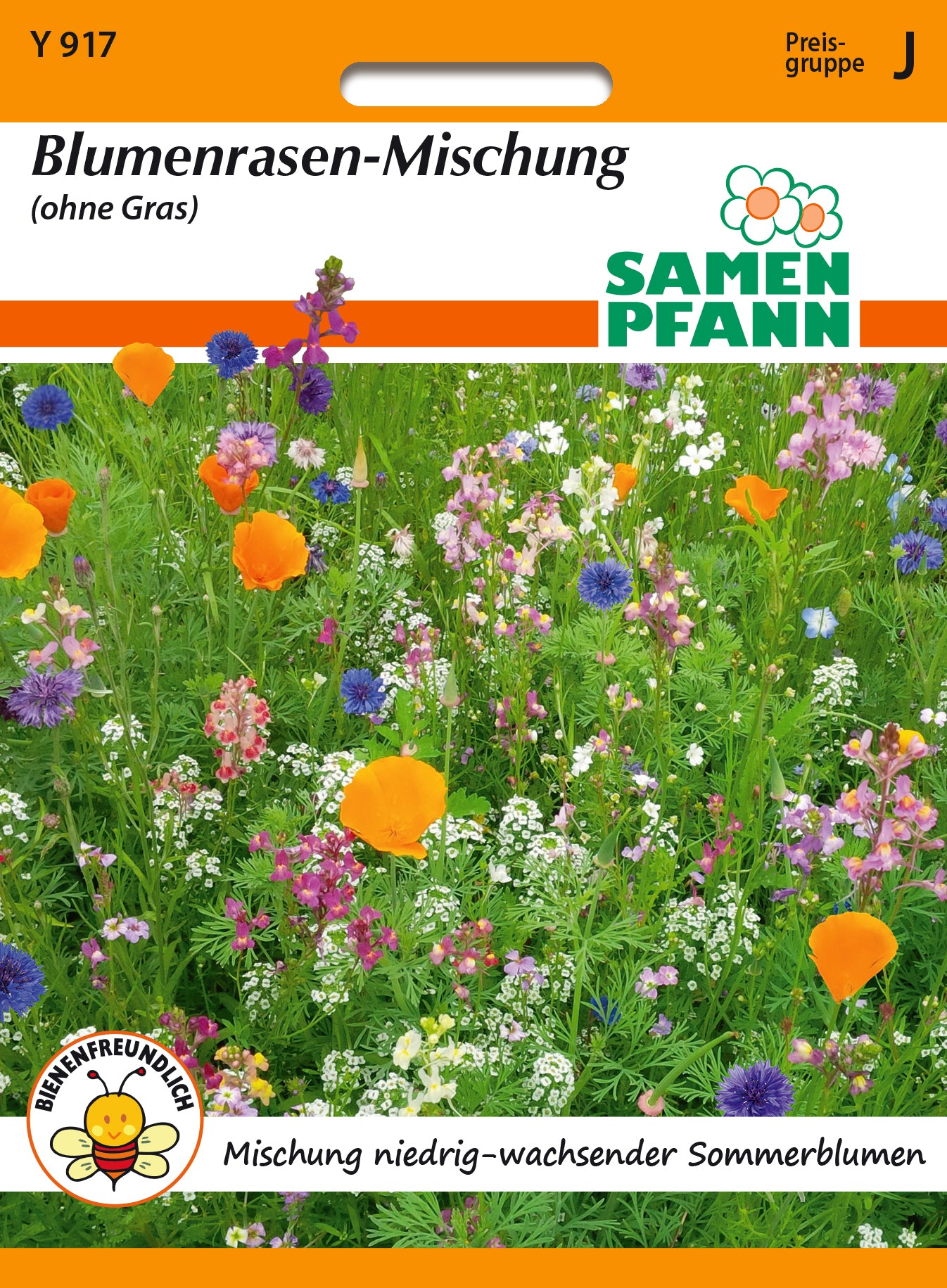 Samen Pfann Blumenrasen Mischung (ohne Gras)