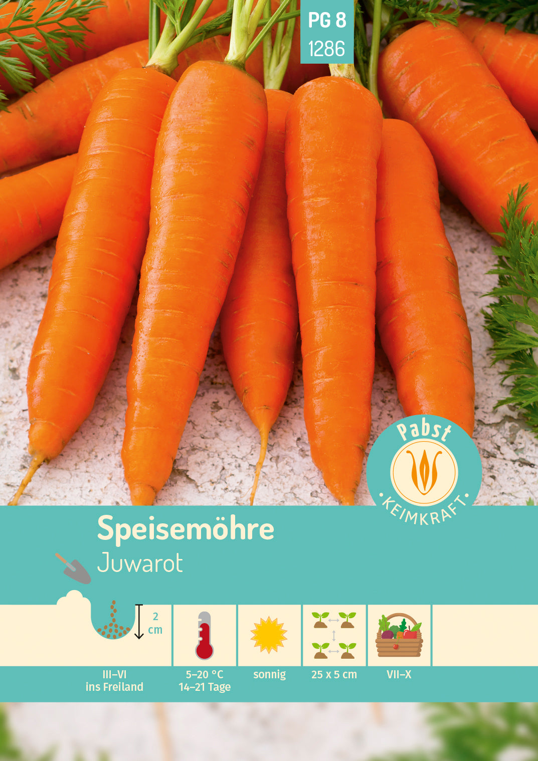Pabst Keimkraft Möhren Juwarot