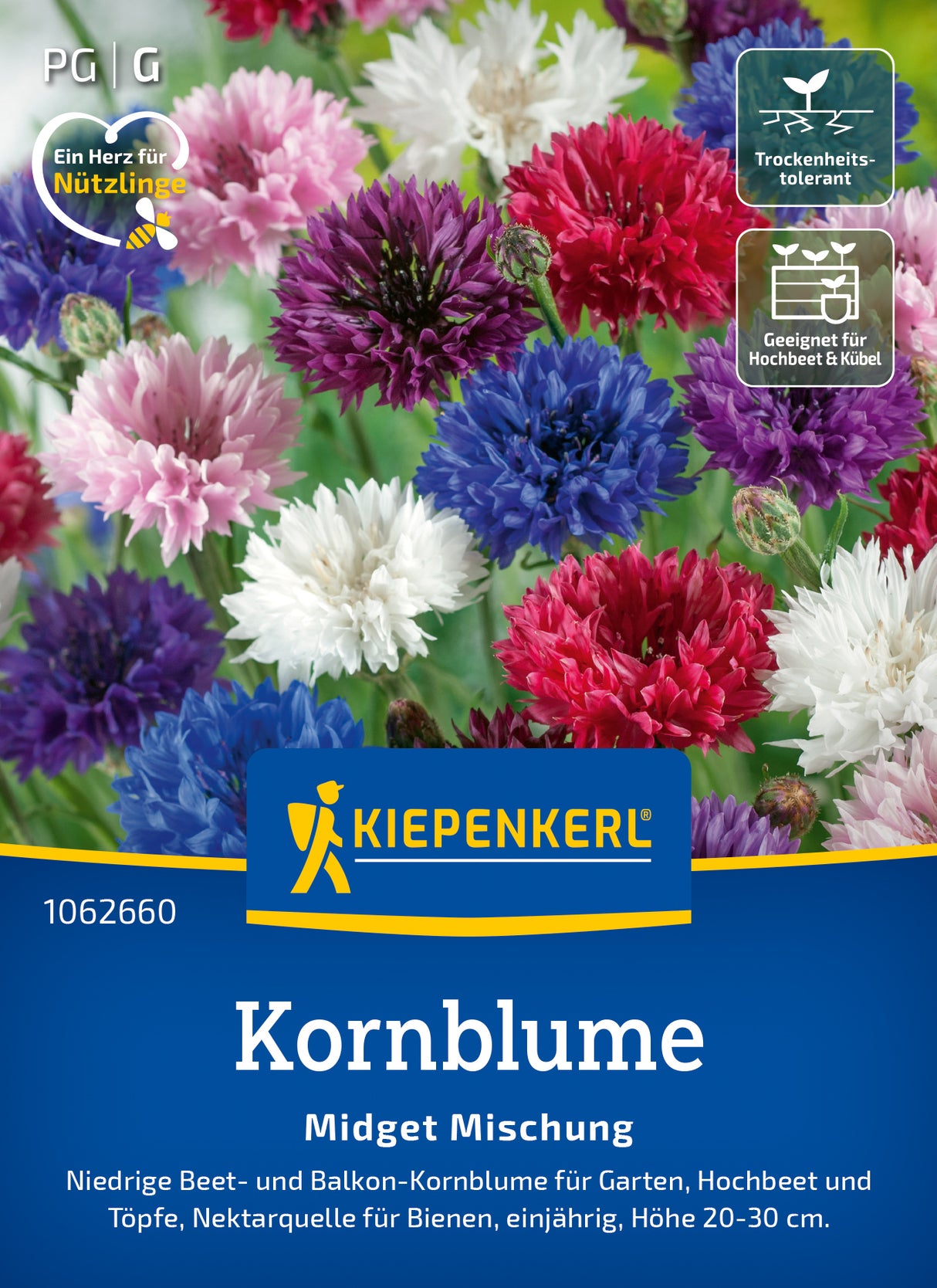 Kiepenkerl Kornblumen Midget Mischung