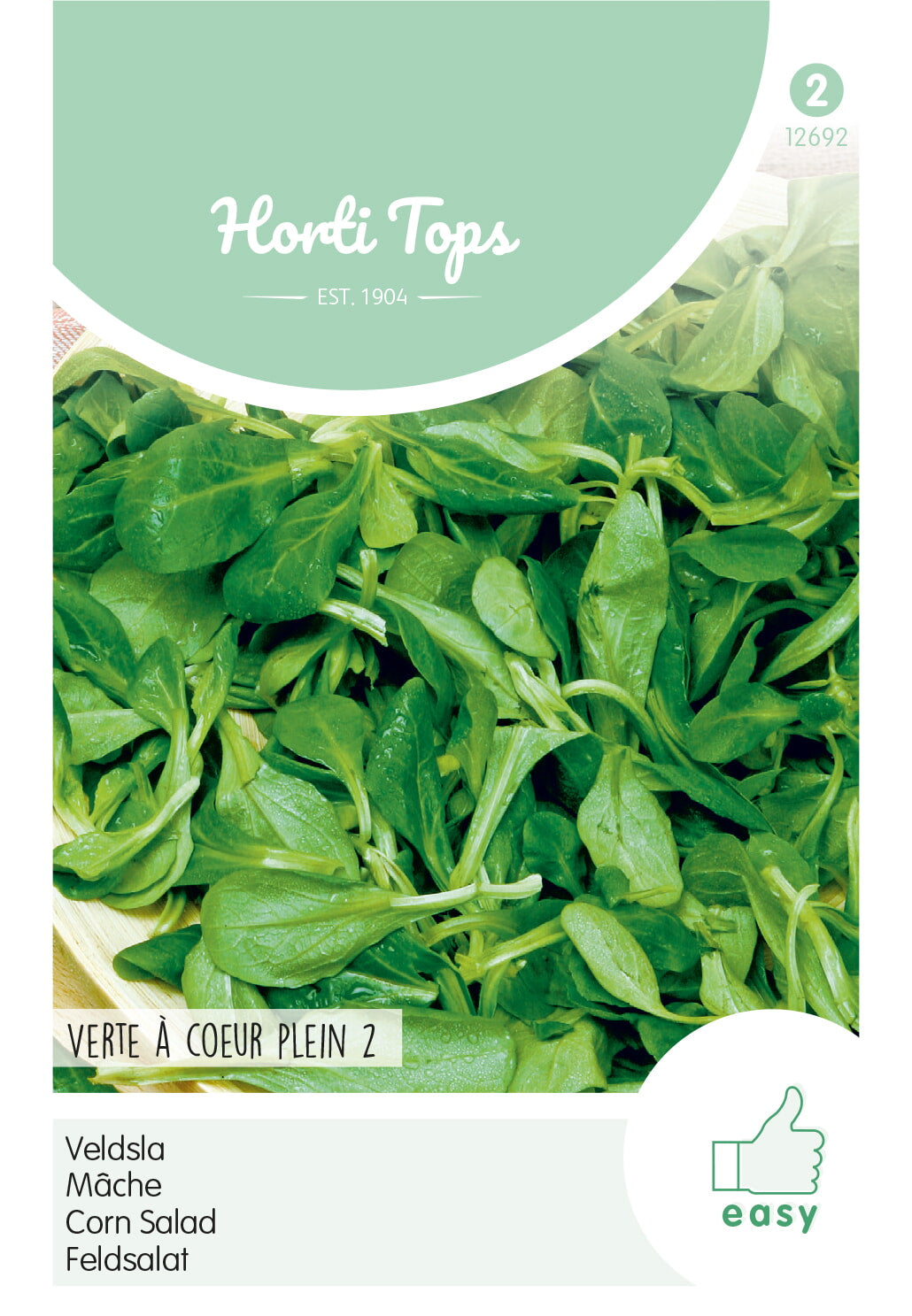 Horti Tops Feldsalat Grüner Vollherziger 3