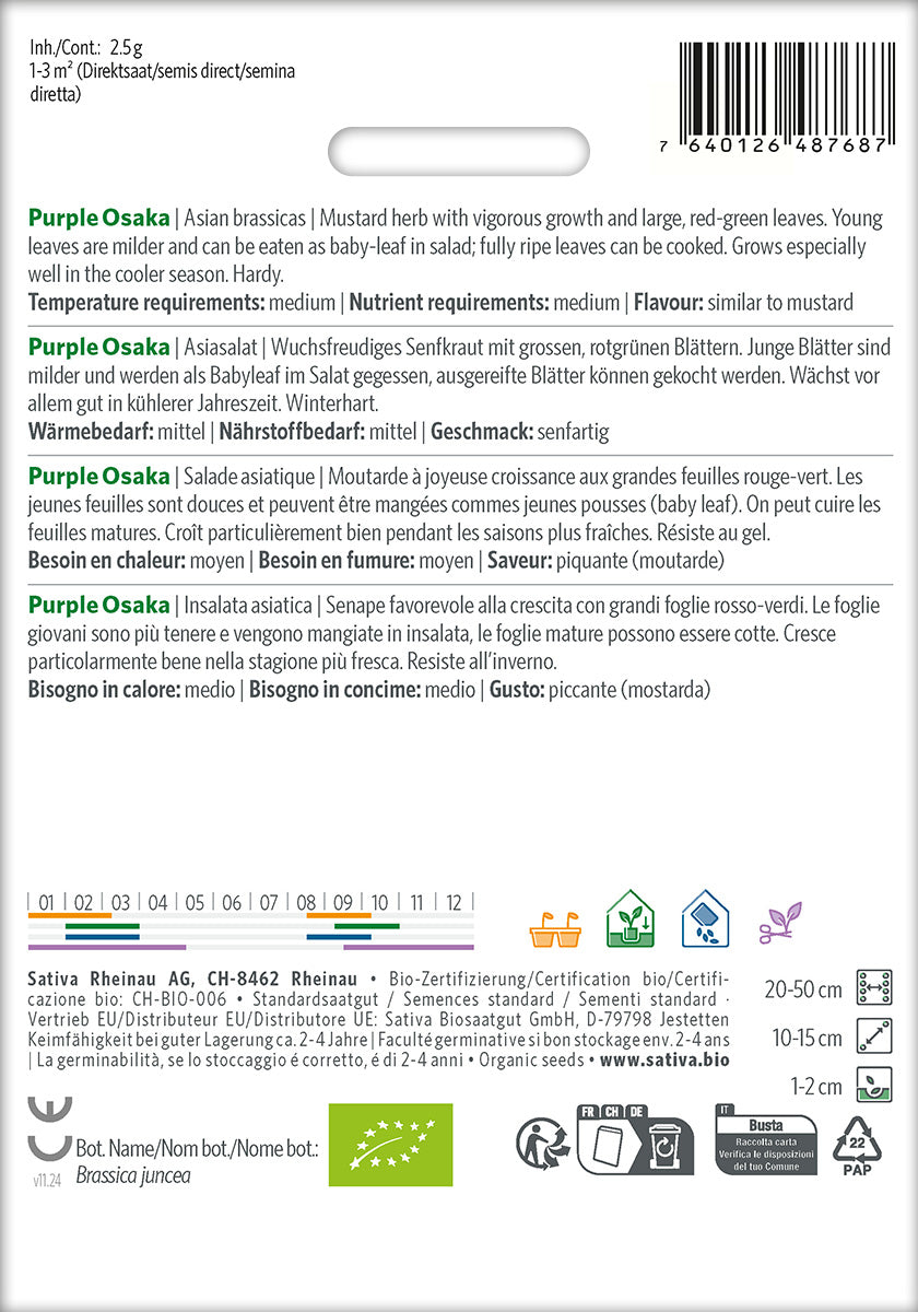 Sativa Asiasalat Purple Osaka