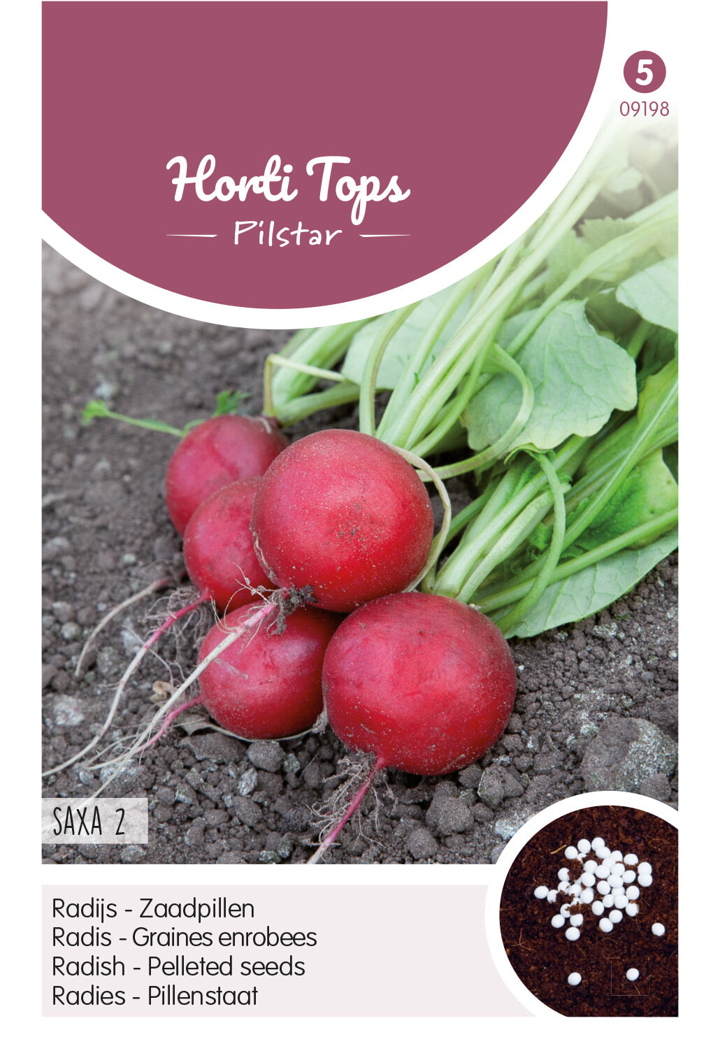 Horti Tops Radieschen Saxa Pillenstaat