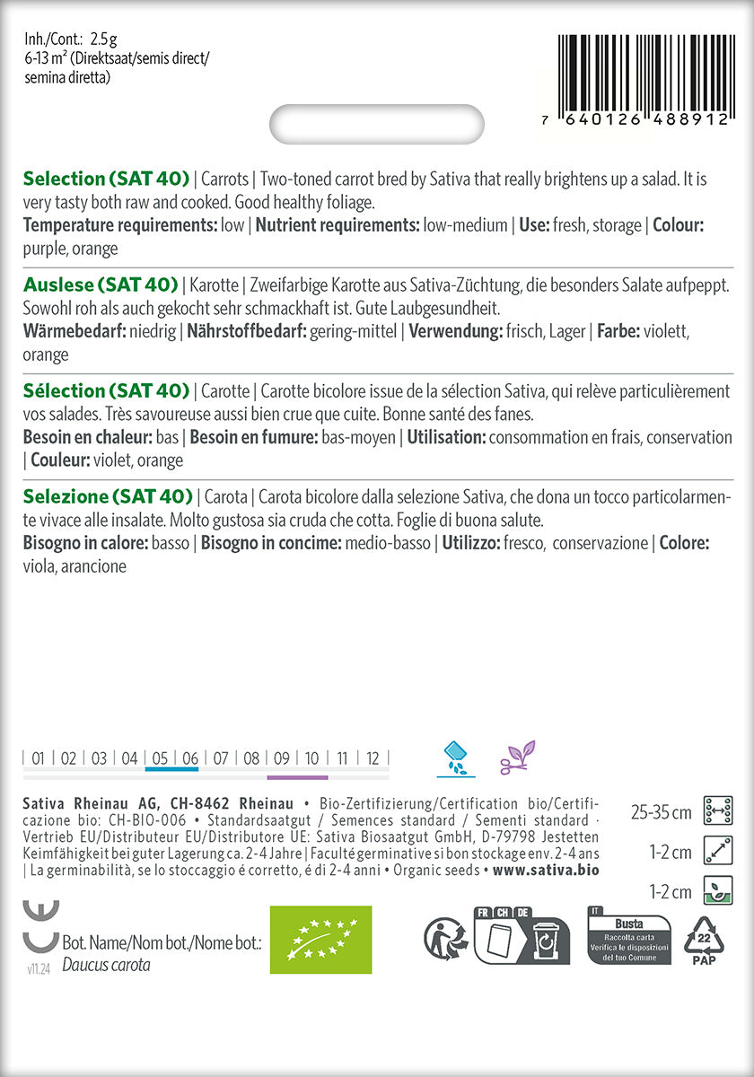 Sativa Karotte Auslese (SAT 40)