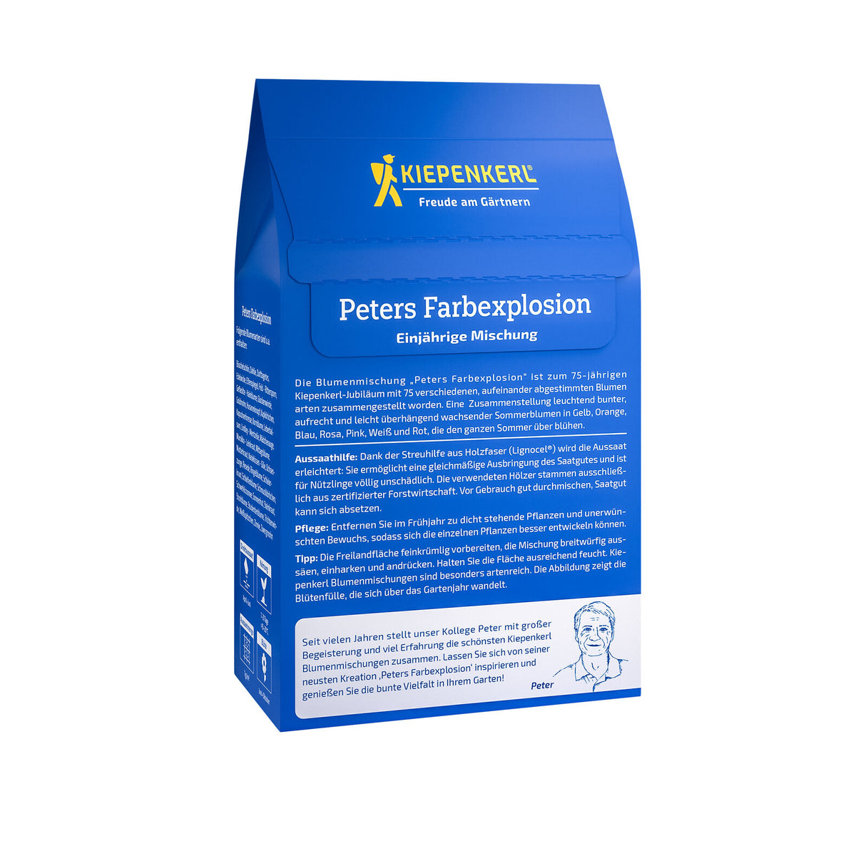 Kiepenkerl Blumenmischung Peters Farbexplosion Faltschachtel