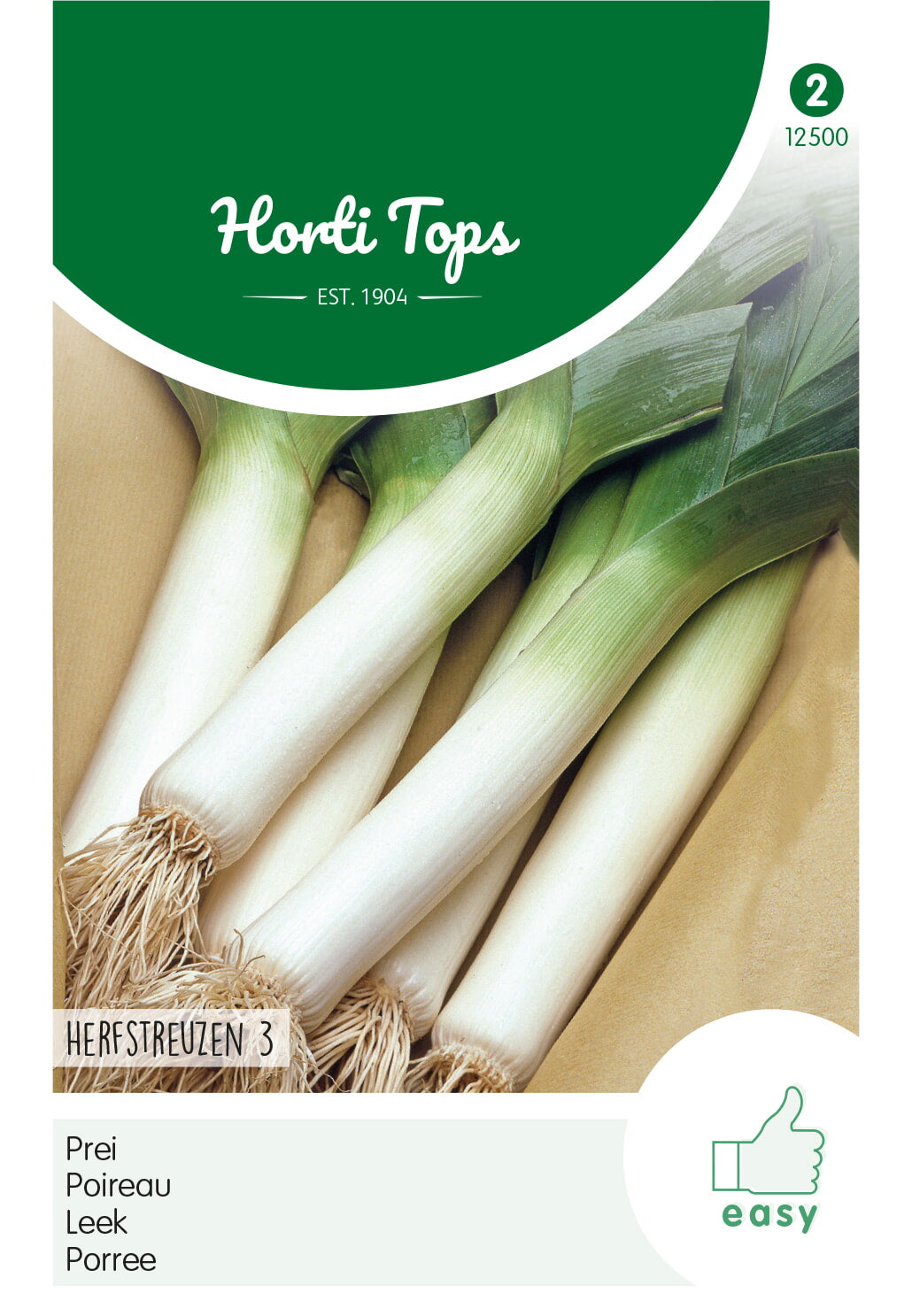 Horti Tops Porree Herfstreuzen 3, Typ Elefant