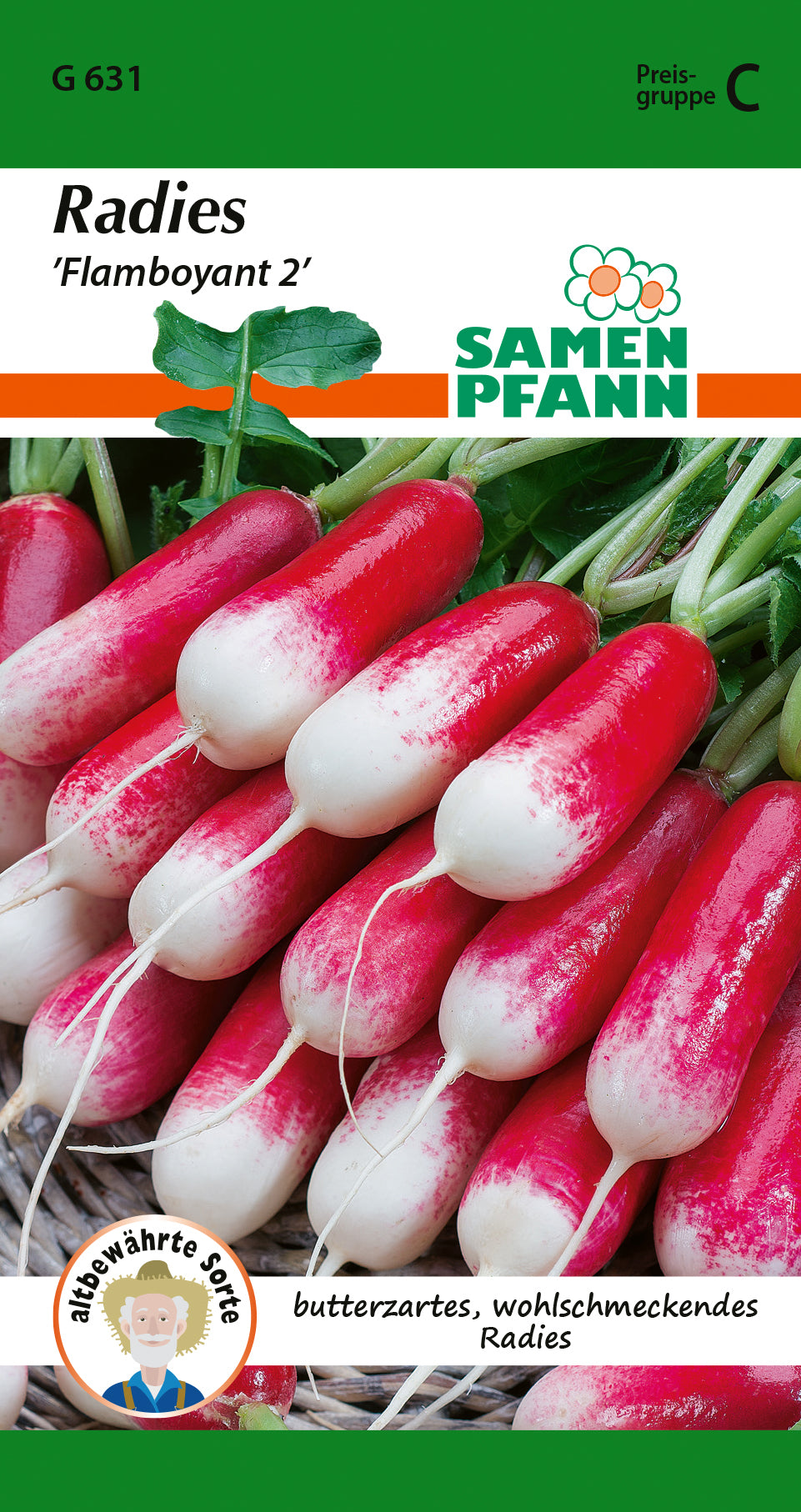Samen Pfann Radies Flamboyant 2