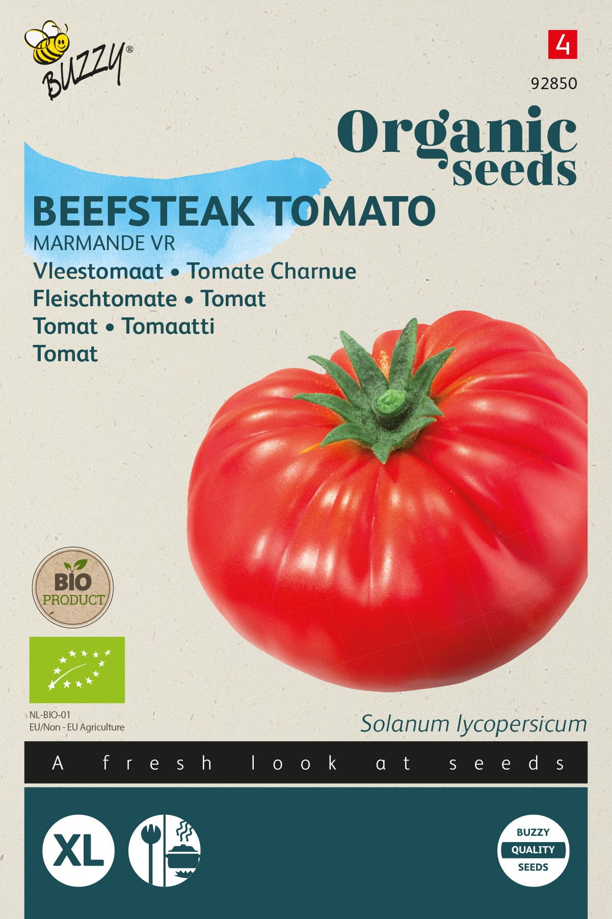 Buzzy Organic Seeds BIO Fleischtomaten Marmande