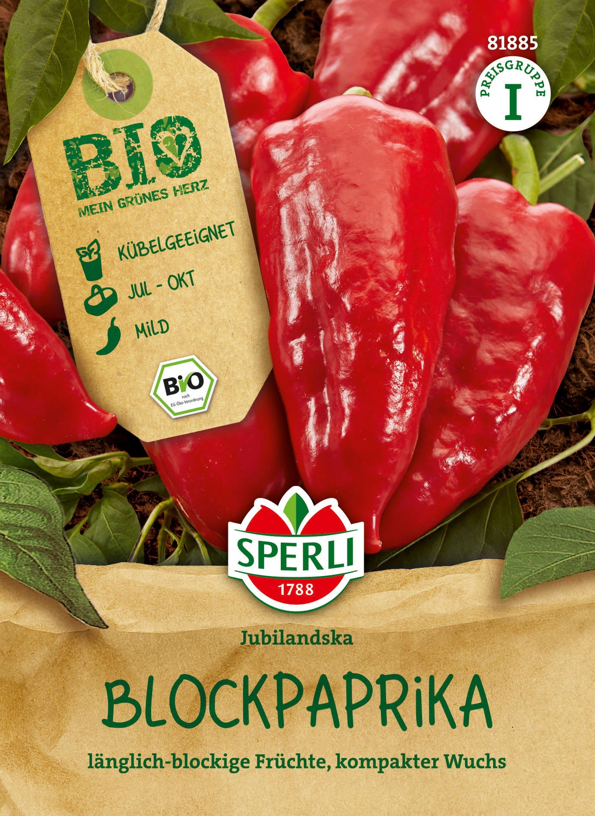 SPERLI BIO Blockpaprika Jubilandska