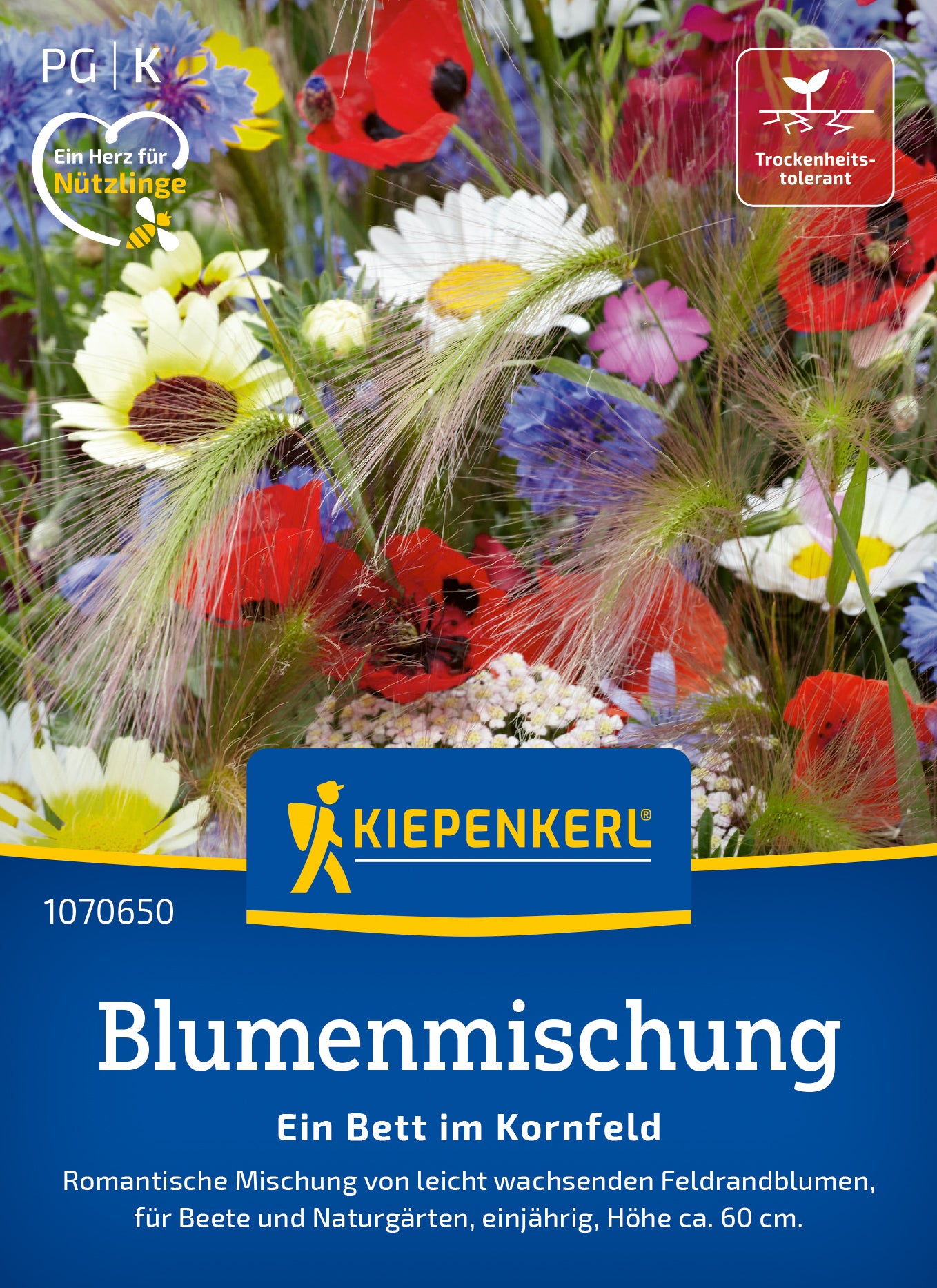 Kiepenkerl Blumensamen-Mischung Ein Bett im Kornfeld
