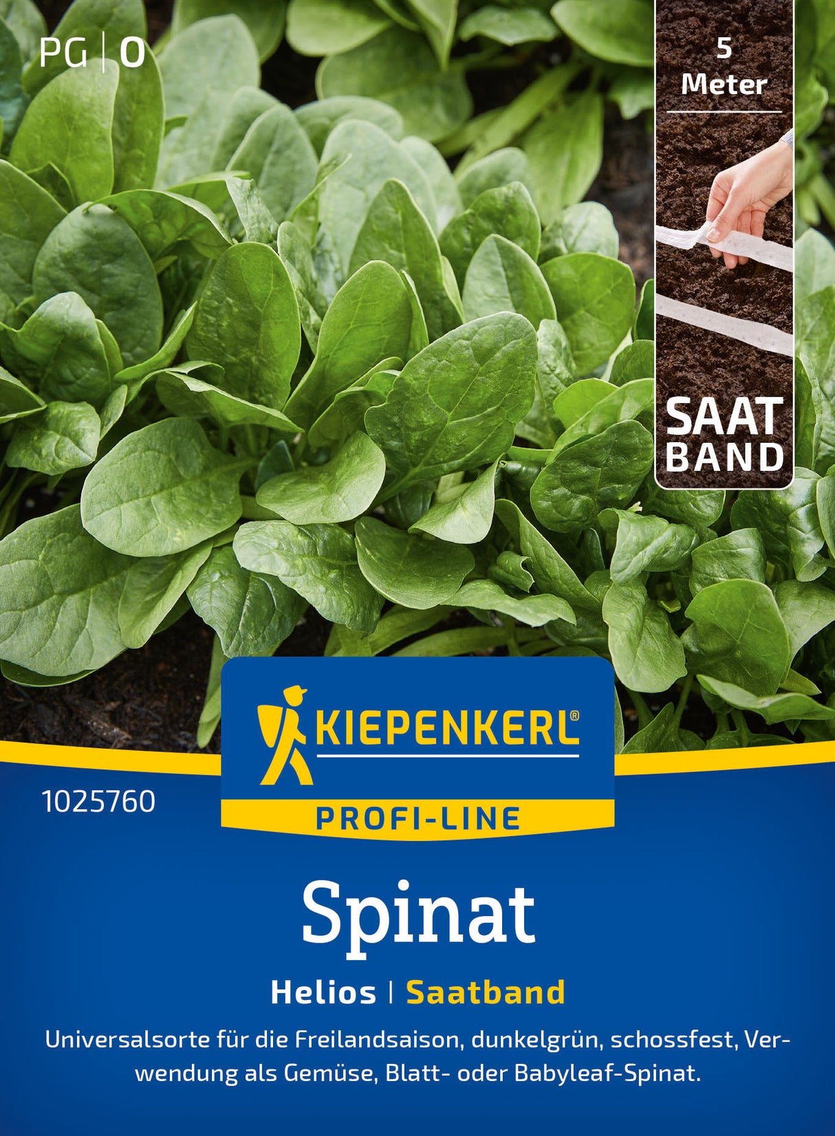 Kiepenkerl Spinat Helios Saatband