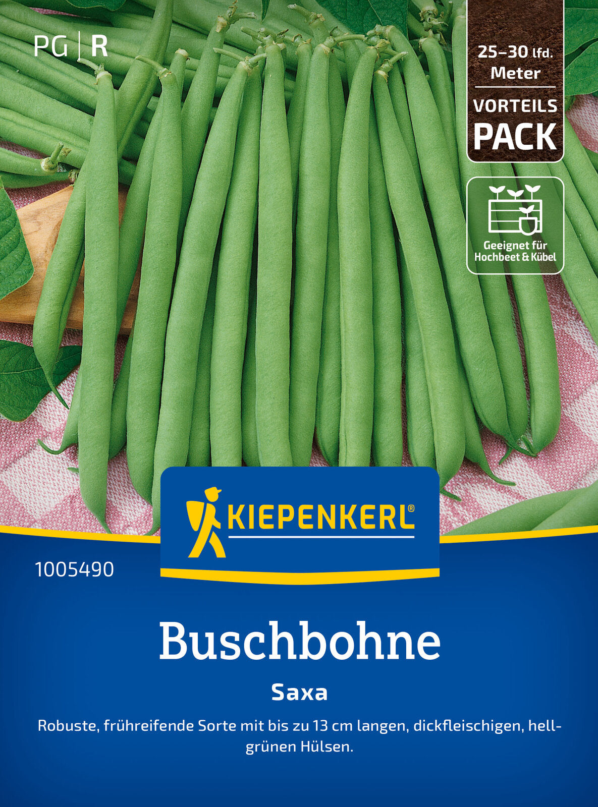 Kiepenkerl Buschbohnen Saxa Vorteilspack