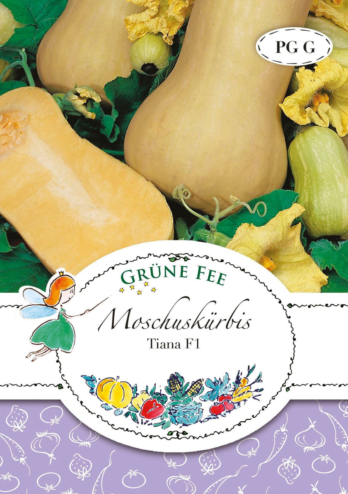 Grüne Fee Moschuskürbis Tiana F1