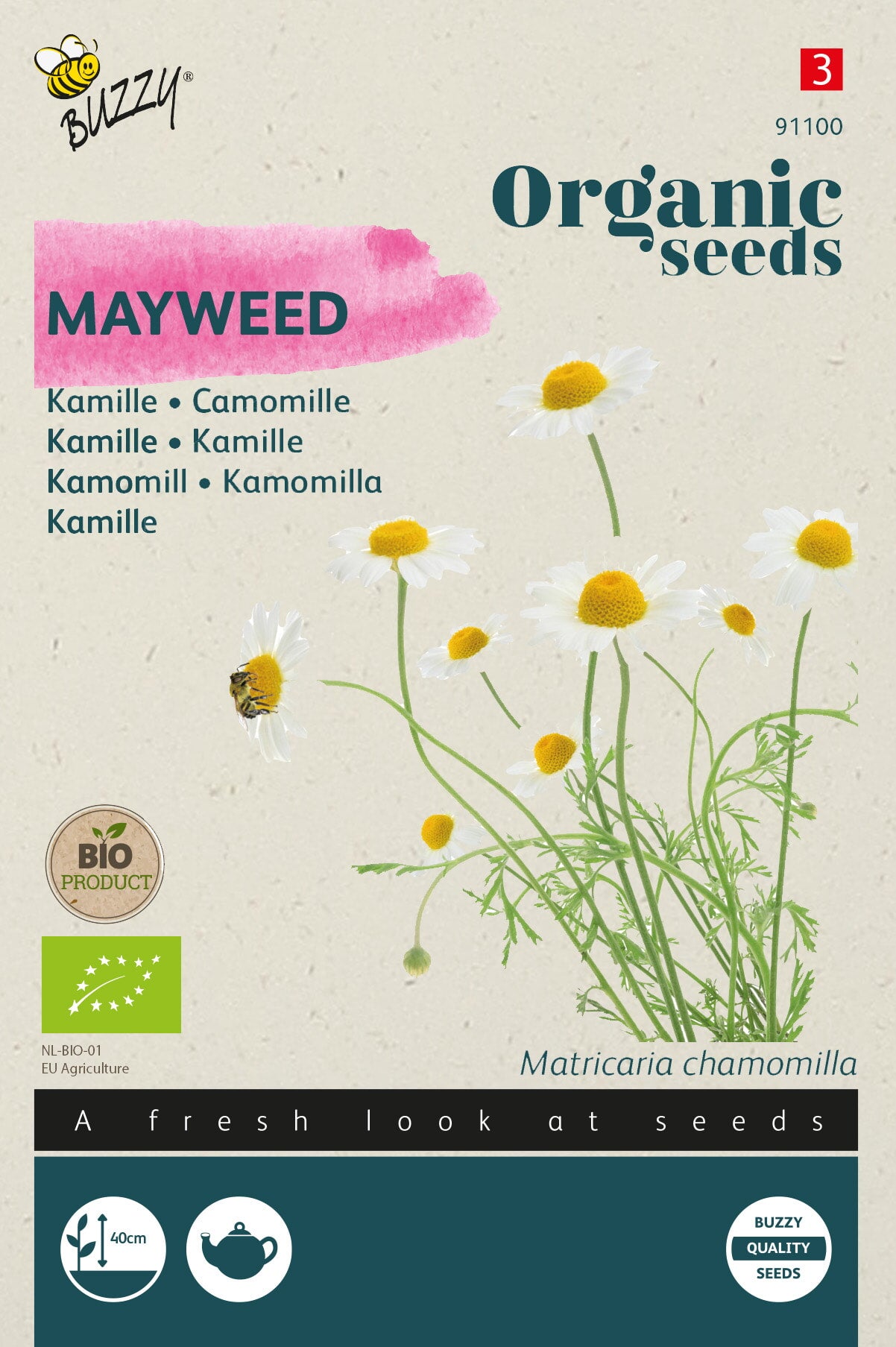Buzzy Organic Seeds BIO Kamille