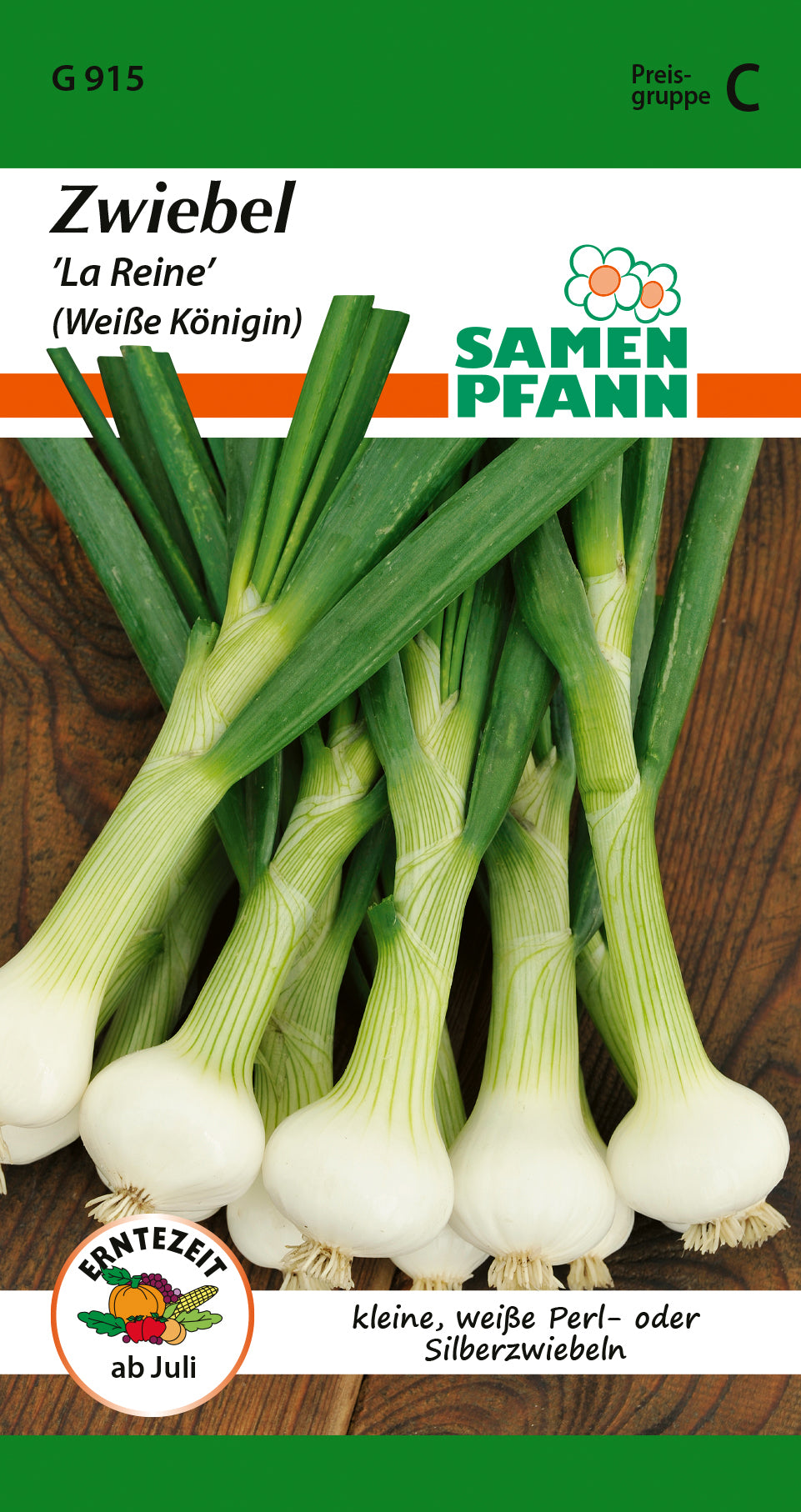 Samen Pfann Zwiebel La Reine (Weiße Königin)
