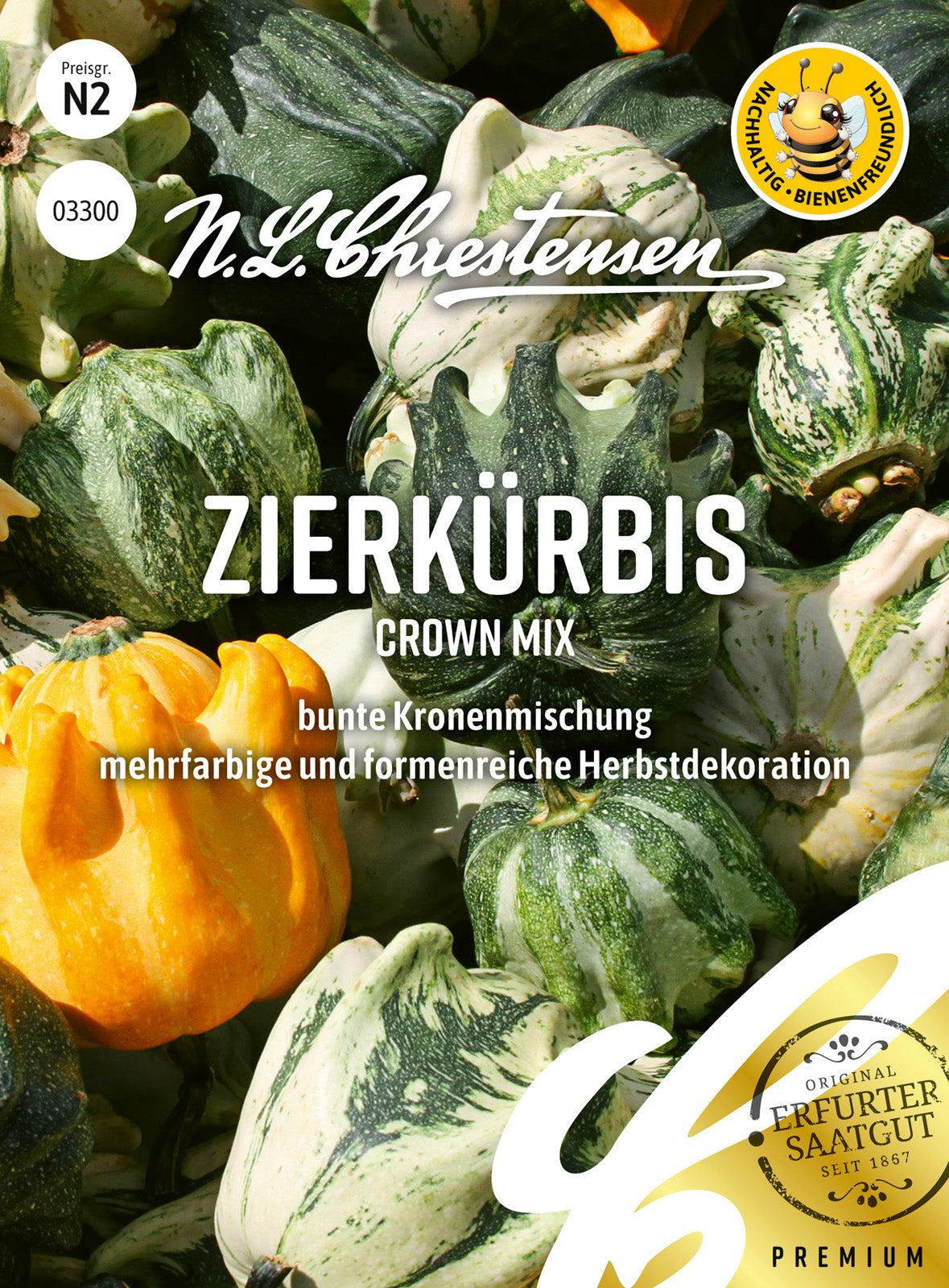 N.L. Chrestensen Zierkürbis Crown Mix