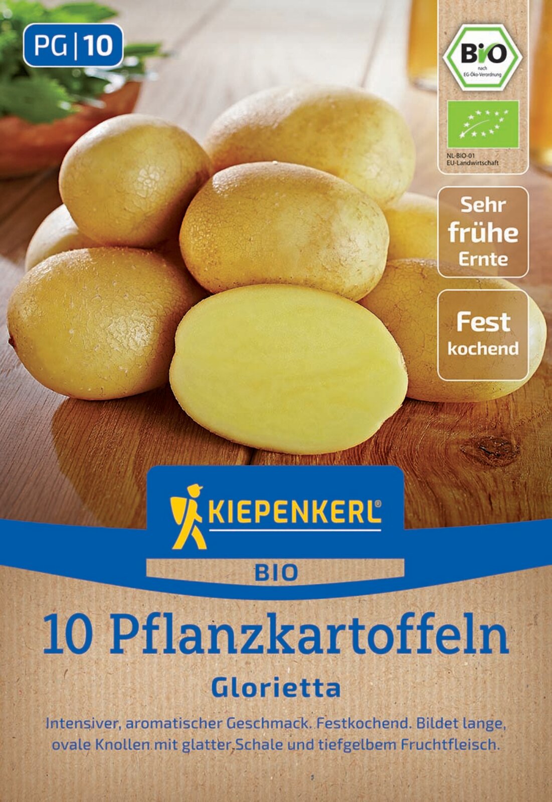 Kiepenkerl BIO Pflanzkartoffel Glorietta 10 Stück