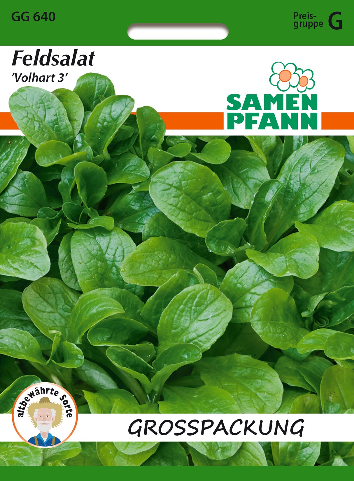 Samen Pfann Feldsalat Volhart 3 Vorteilspackung