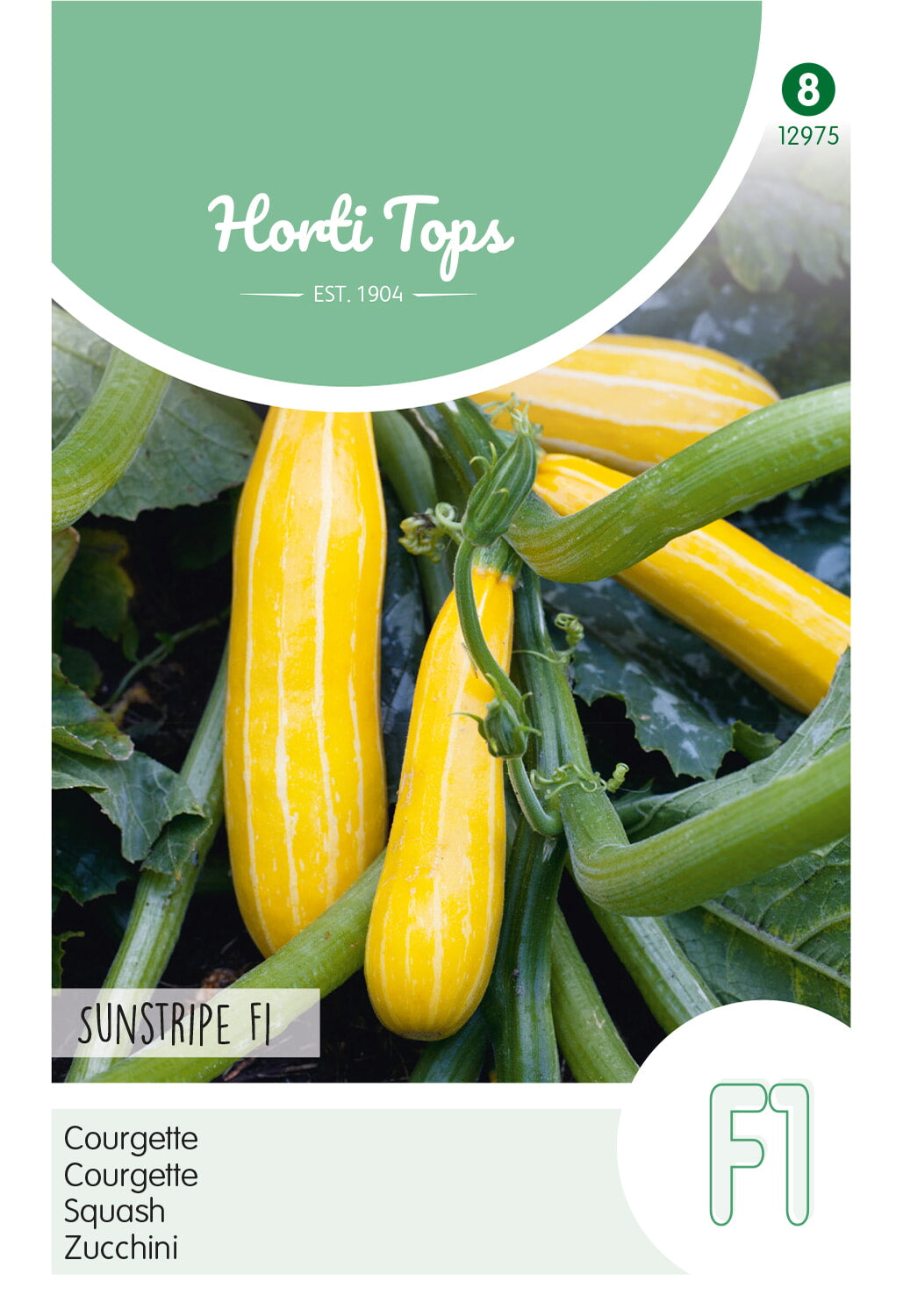 Horti Tops Zucchini Sunstripe, Gelbe