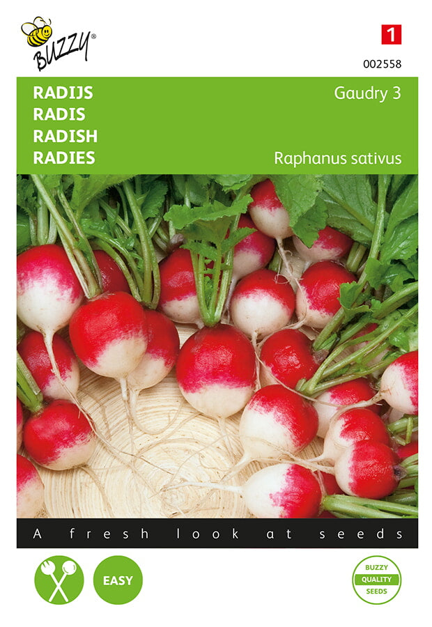Buzzy Seeds Radieschen Gaudry 3