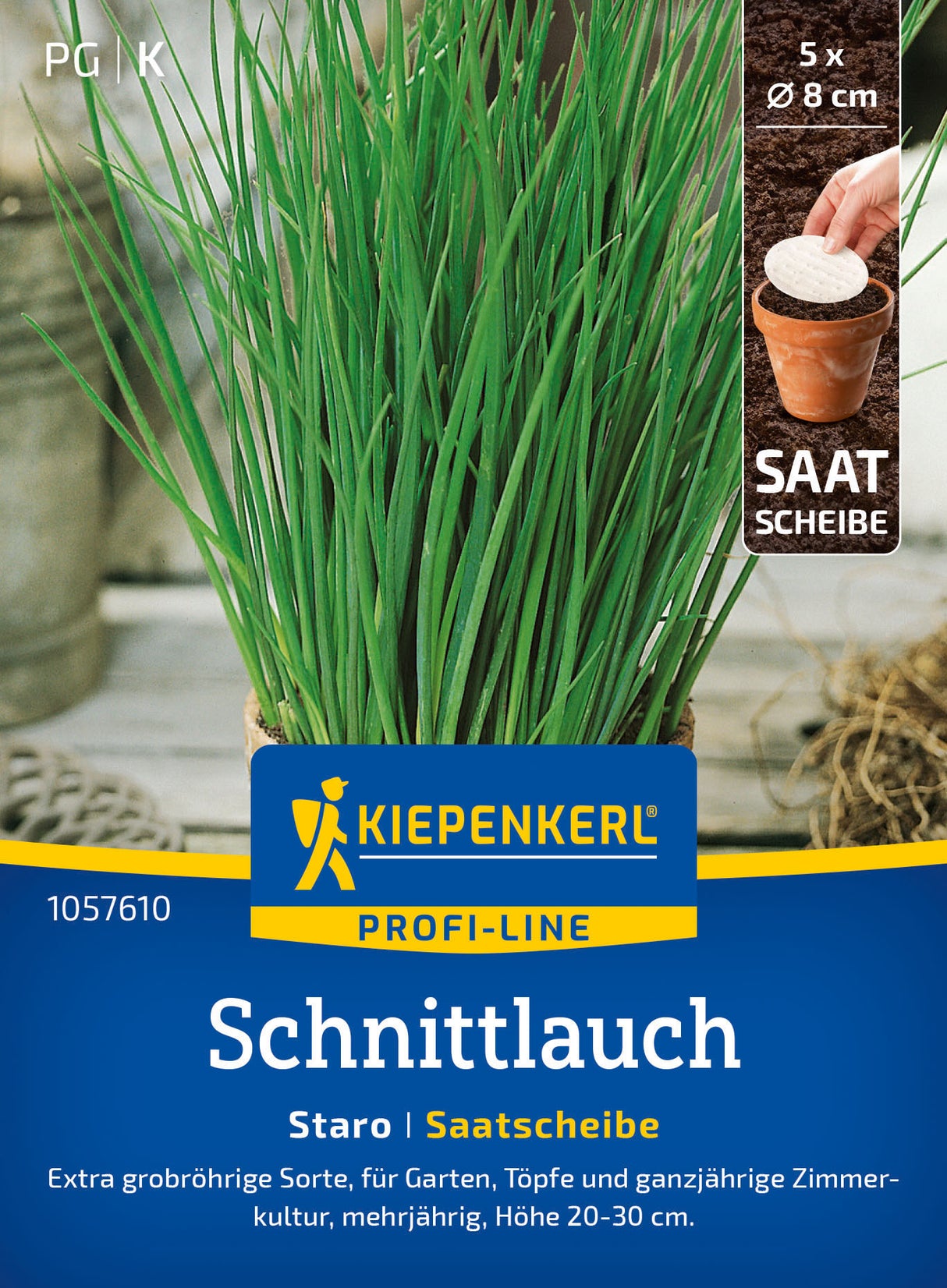 Kiepenkerl Schnittlauch Staro Saatscheibe