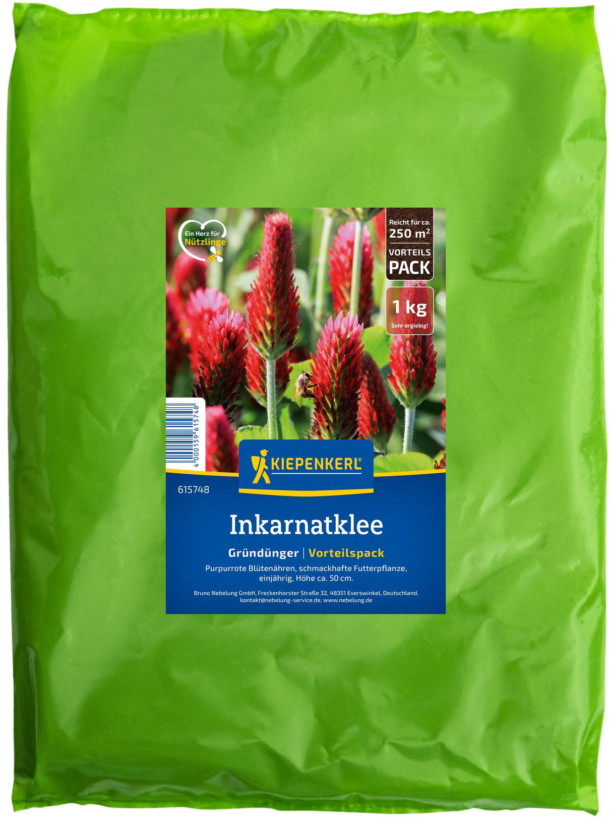 Kiepenkerl Gründünger Inkarnatklee 1 kg