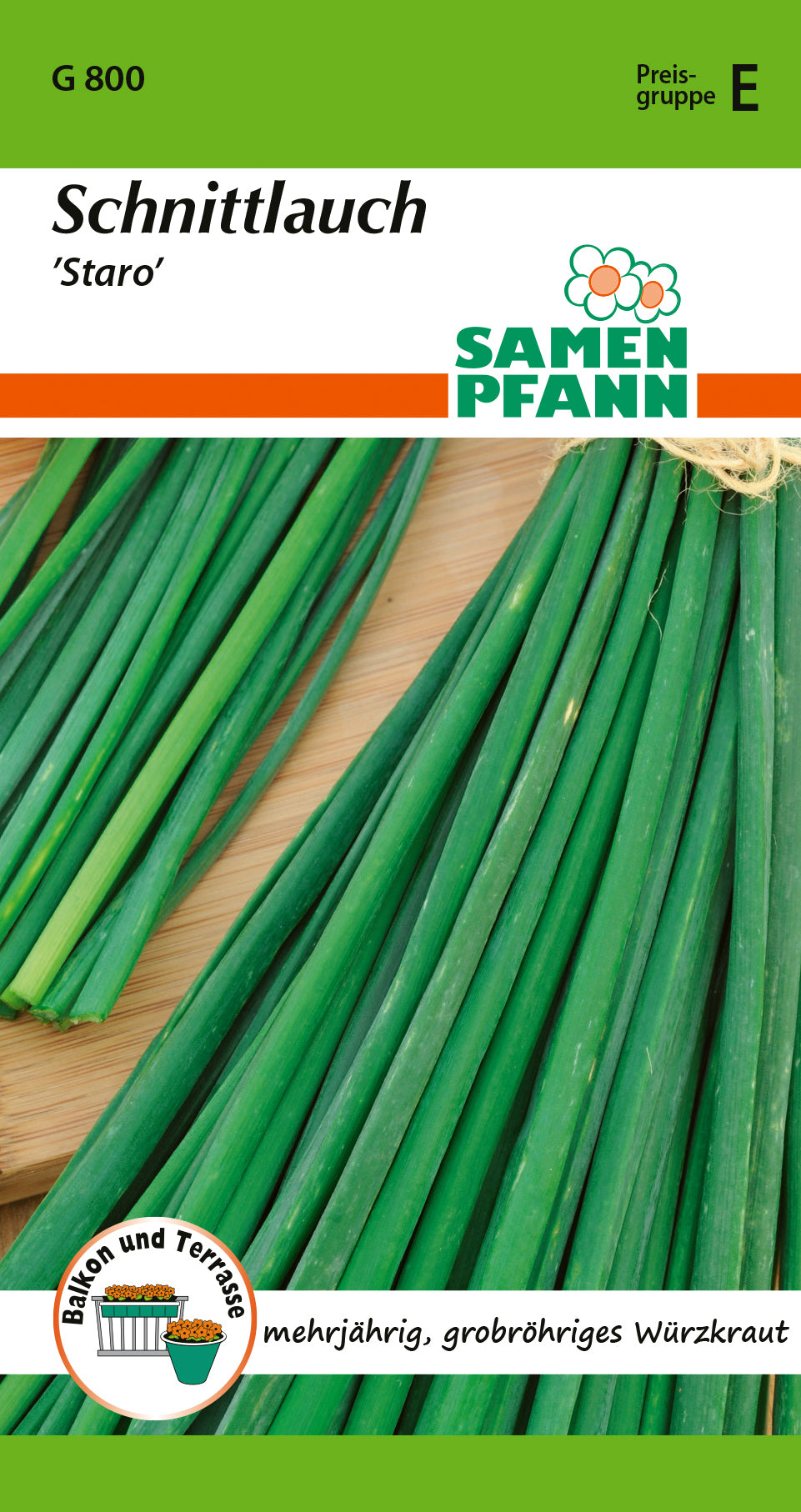 Samen Pfann Schnittlauch Staro