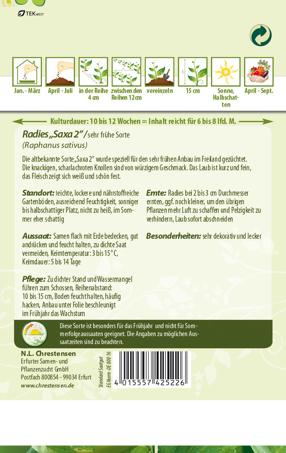 N.L. Chrestensen Radies Saxa 2