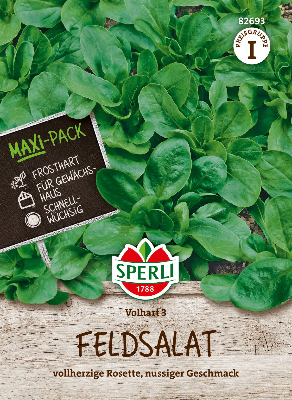 SPERLI Feldsalat Volhart 3 Vorteilspackung