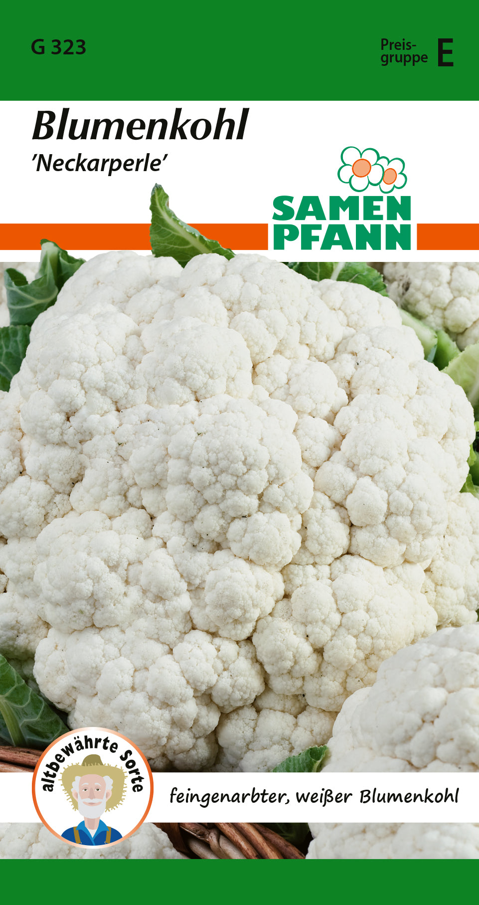 Samen Pfann Neckarperle Blumenkohl