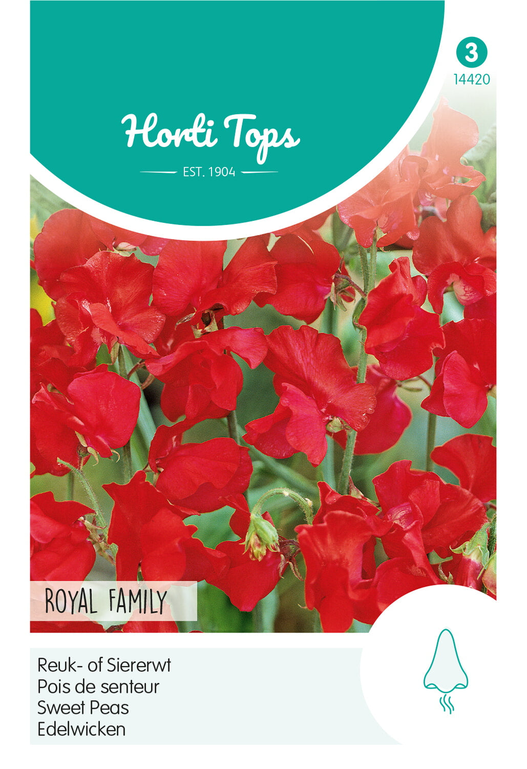Horti Tops Duftwicke Royal Scharlach