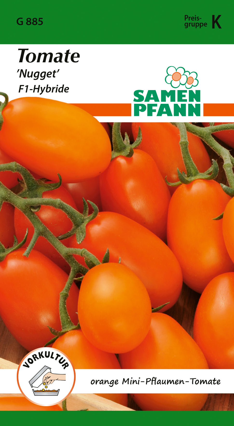 Samen Pfann Tomate Nugget