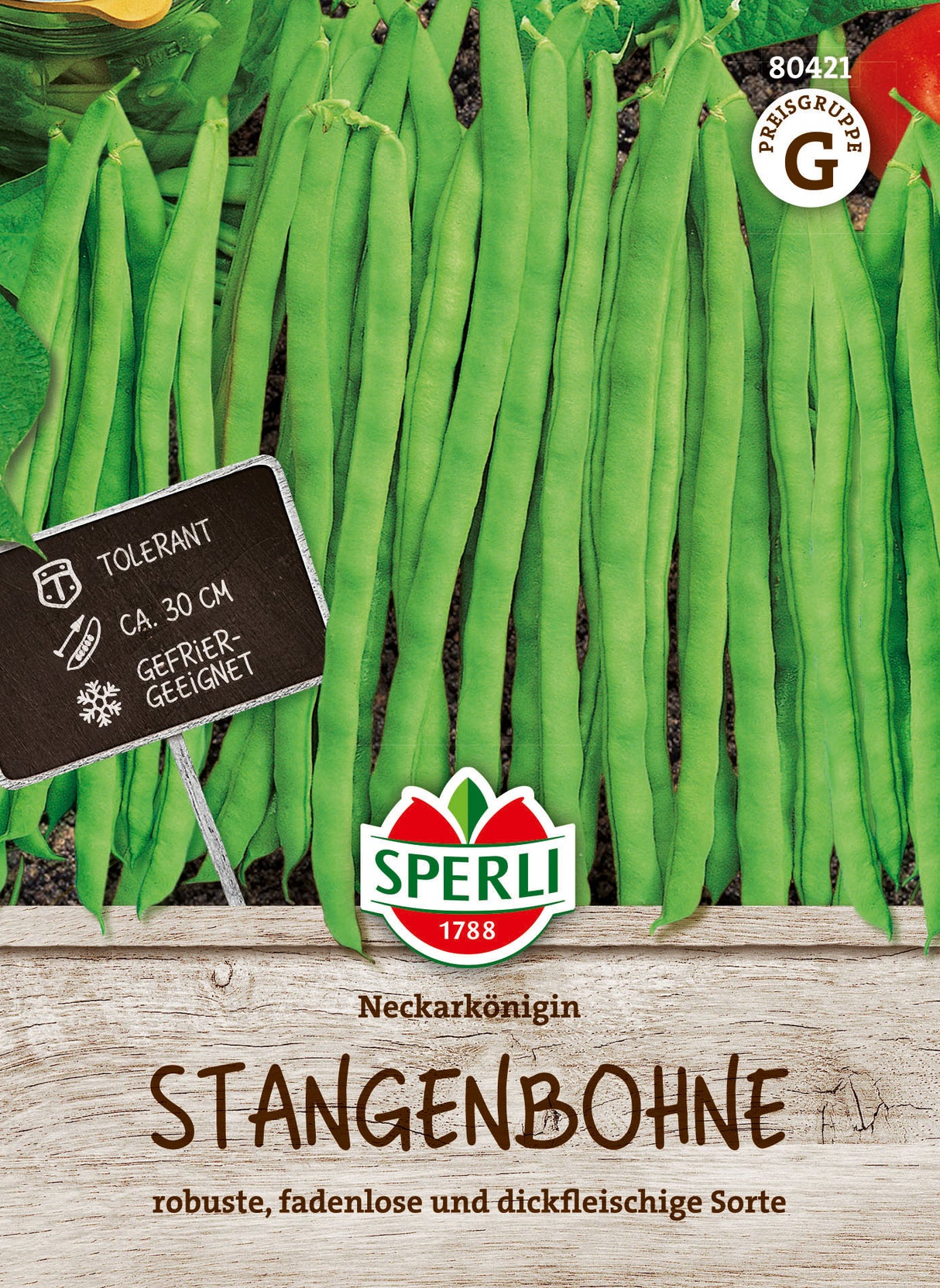 SPERLI Stangenbohne Neckarkönigin