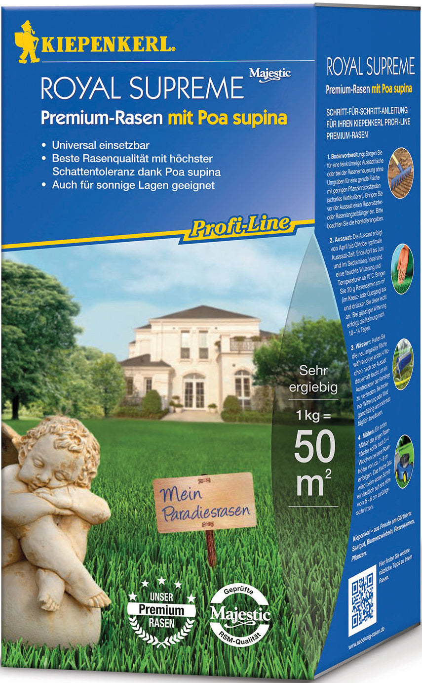 Kiepenkerl Premium-Rasen Royal Supreme, 1 kg Profi-Line