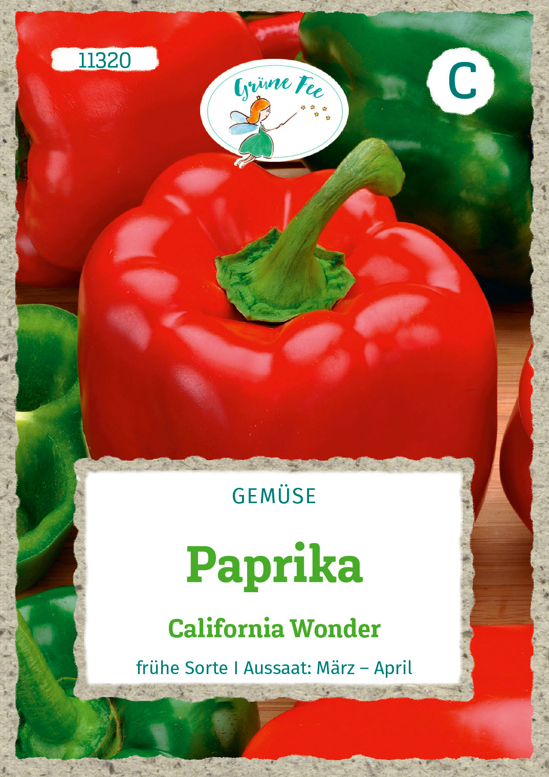 Grüne Fee Blockpaprika California Wonder