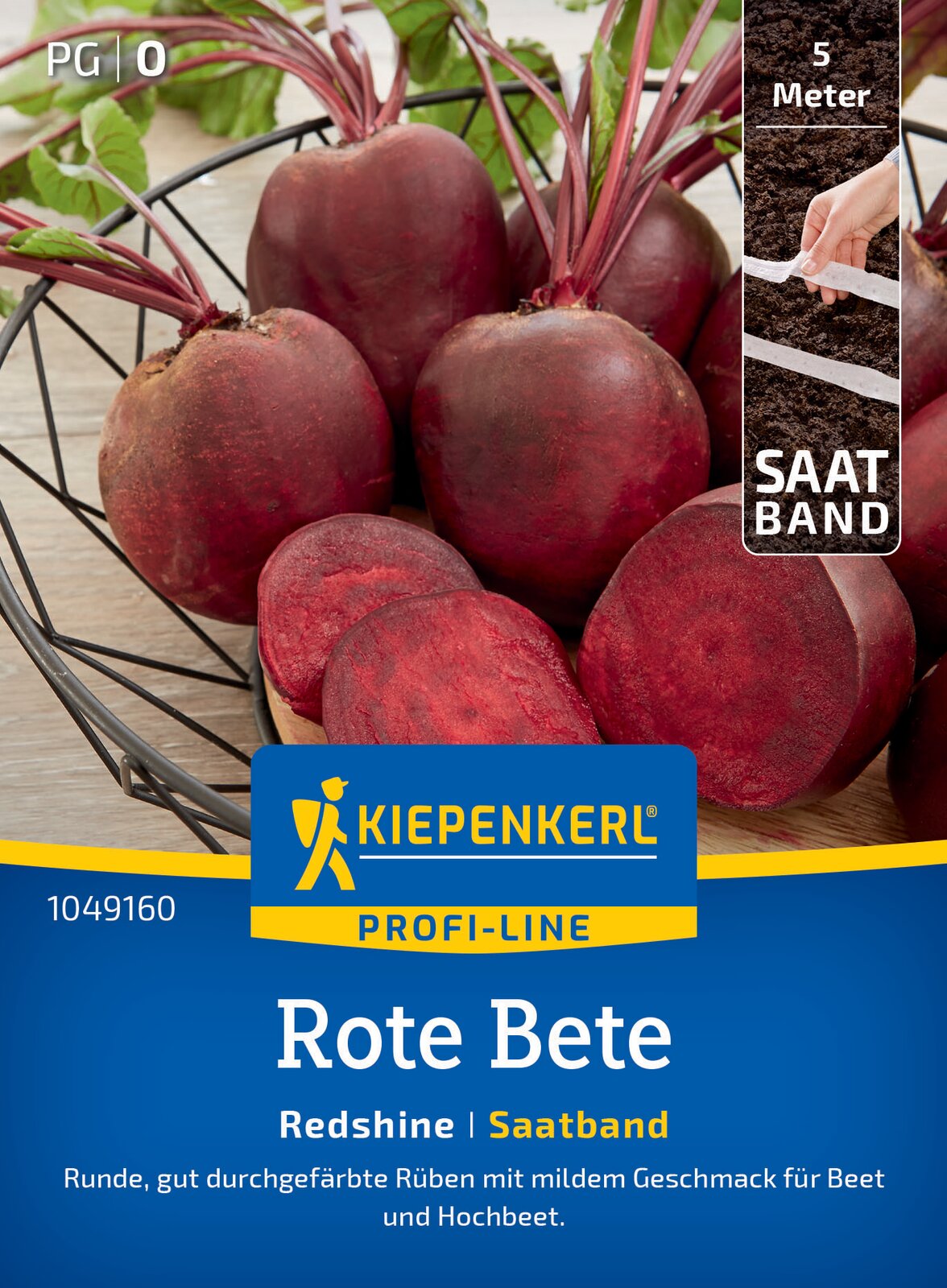Kiepenkerl Rote Bete Redshine Saatband