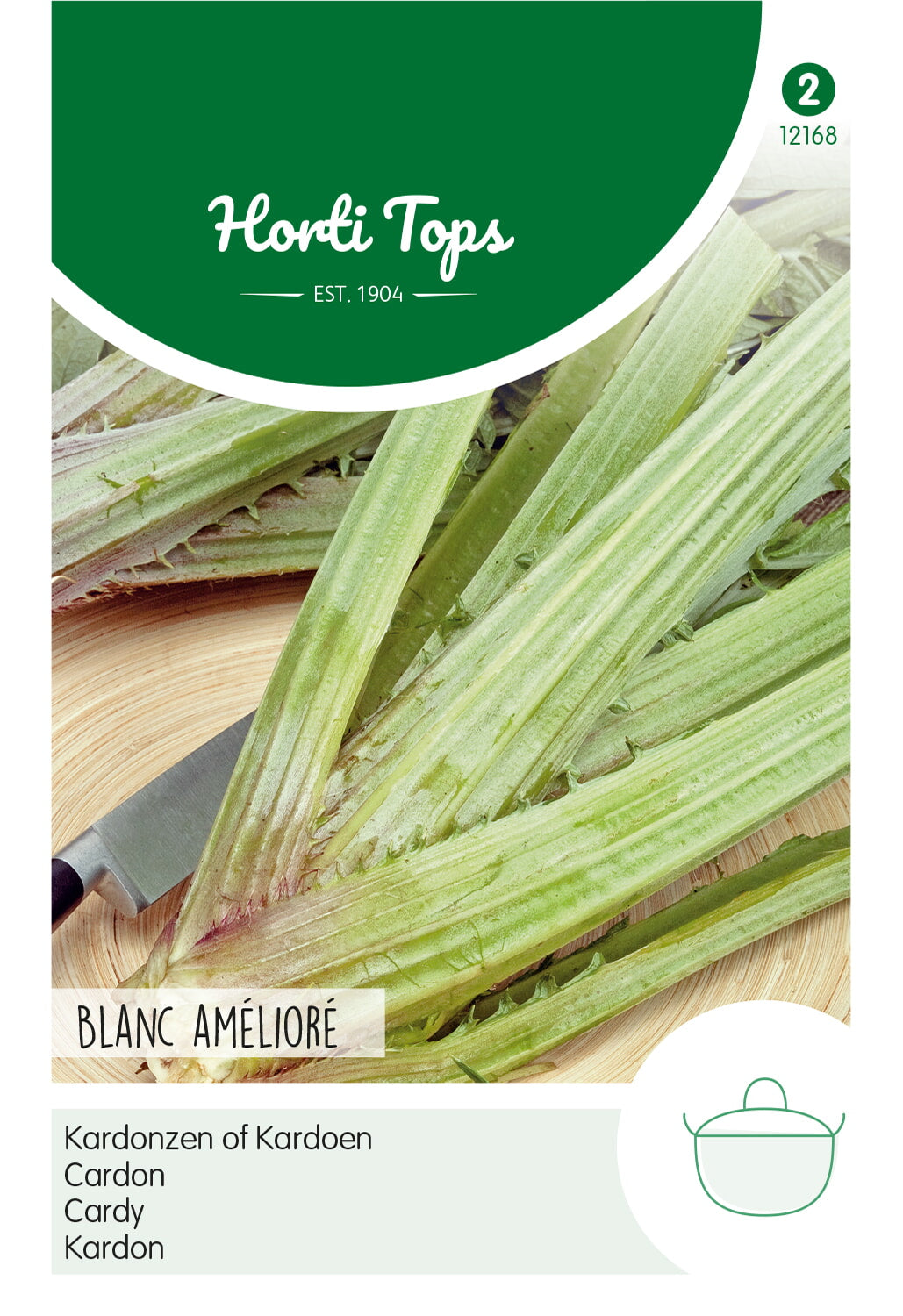 Horti Tops Artischocke, Kardone Blanc amélioré