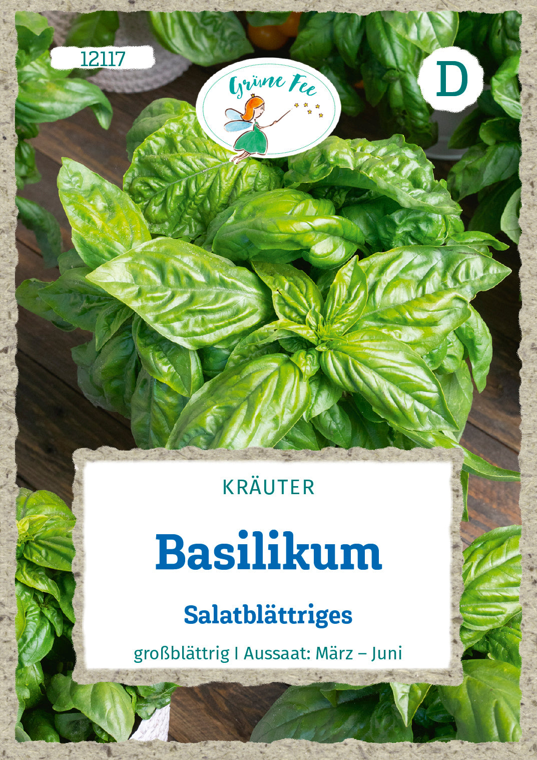 Grüne Fee Basilikum Salatblättriges